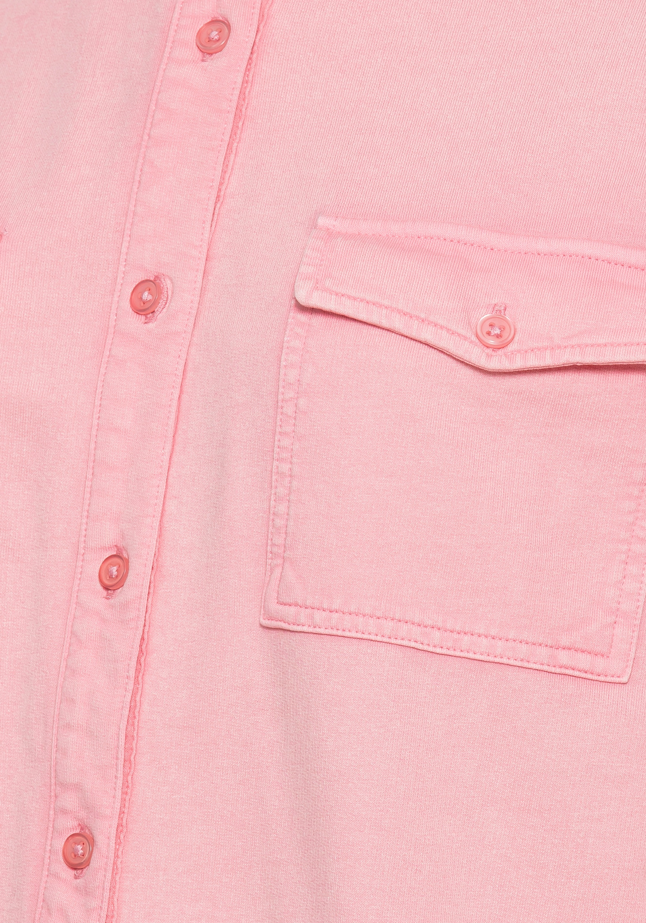 Buffalo Blusenshirt Loungeshirt im Used-Look, Loungewear