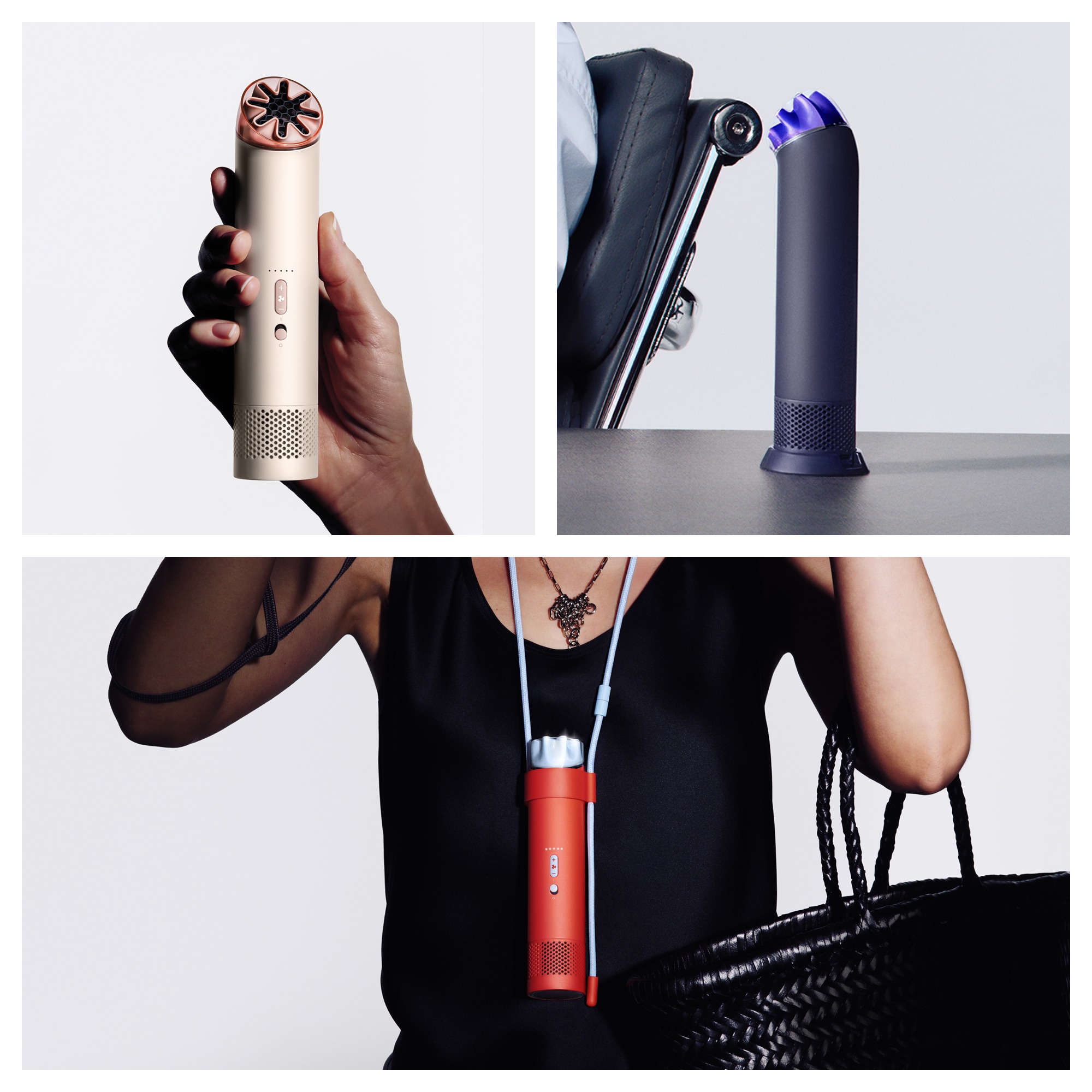DYSON Handventilator »HushJet Mini Cool« 360° drehbare bladeless Düse, leise, mobil, 5 Luftstufen, Boost-Modus