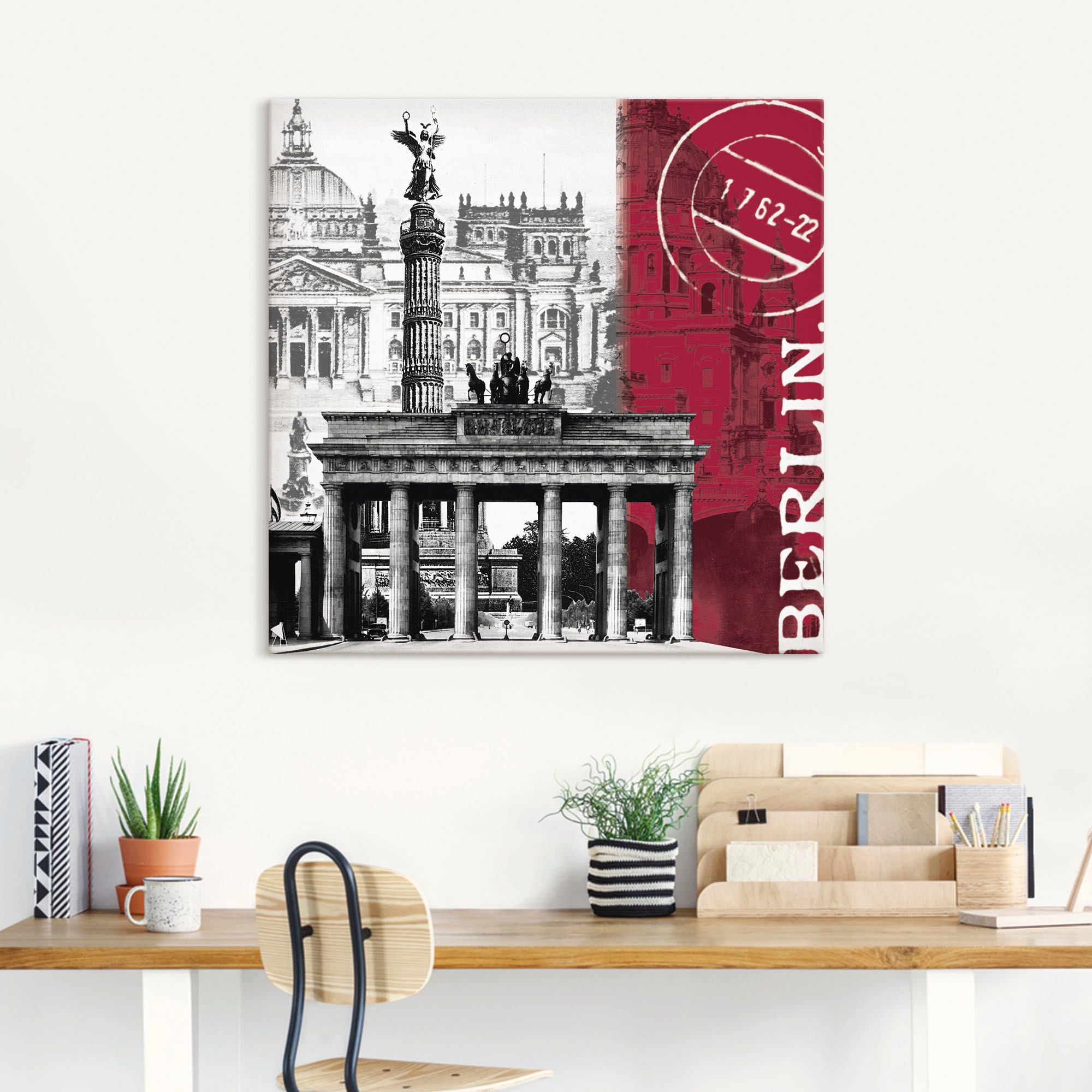Artland Wandbild »Berlin I«, Gebäude, (1 St.), als Alubild, Outdoorbild, Leinwandbild in verschied. Größen