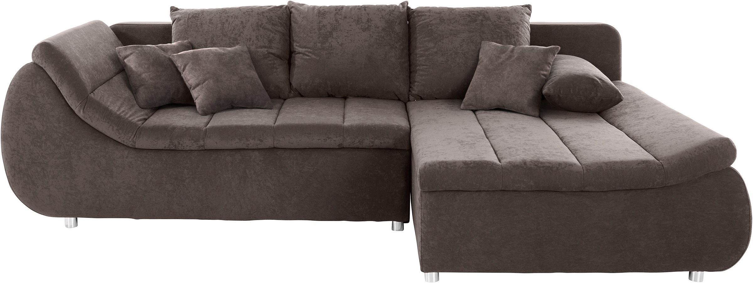 INOSIGN Ecksofa "Imola, elegant und modern, aktuelle Steppung im Sitz, bequ günstig online kaufen