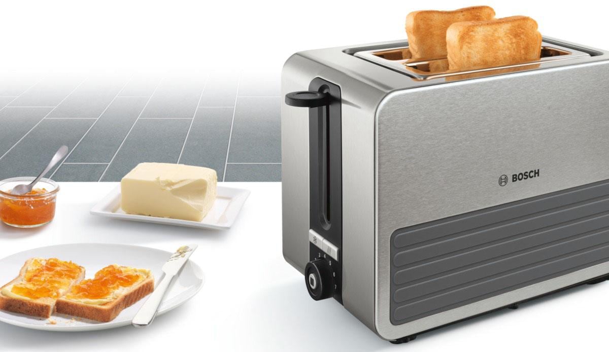 Black Friday BOSCH Toaster »TAT7S25«, 2 kurze Schlitze, für 2 Scheiben, 1050  W | BAUR