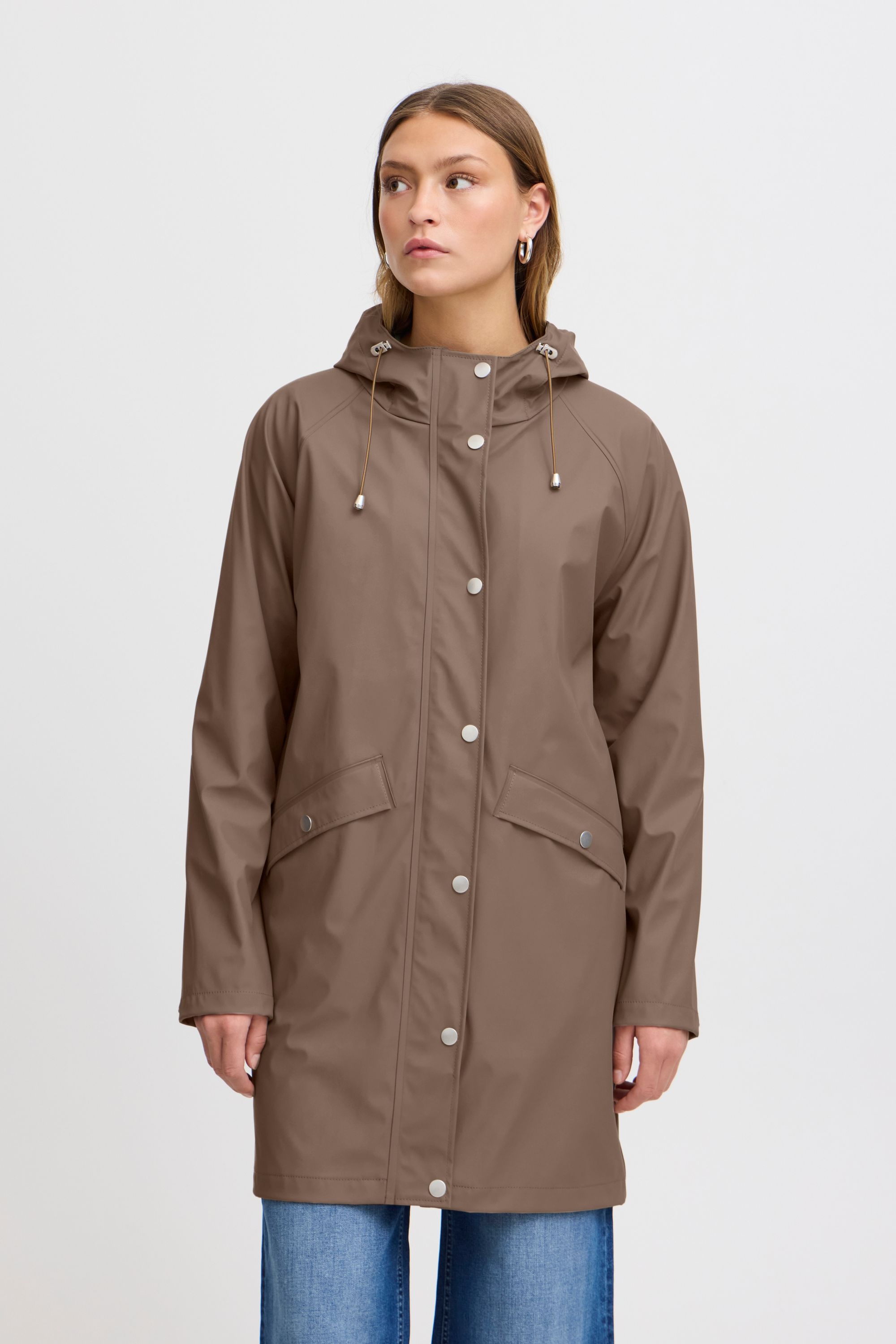 Ichi Regenjacke »Regenjacke IHTazi«, mit Kapuze