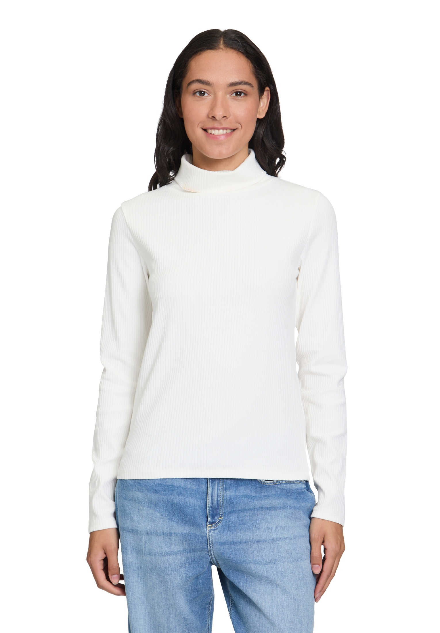 Cartoon Kurzarmshirt "Cartoon Damen Langarm-Shirt mit Kragen", (1 tlg.) günstig online kaufen