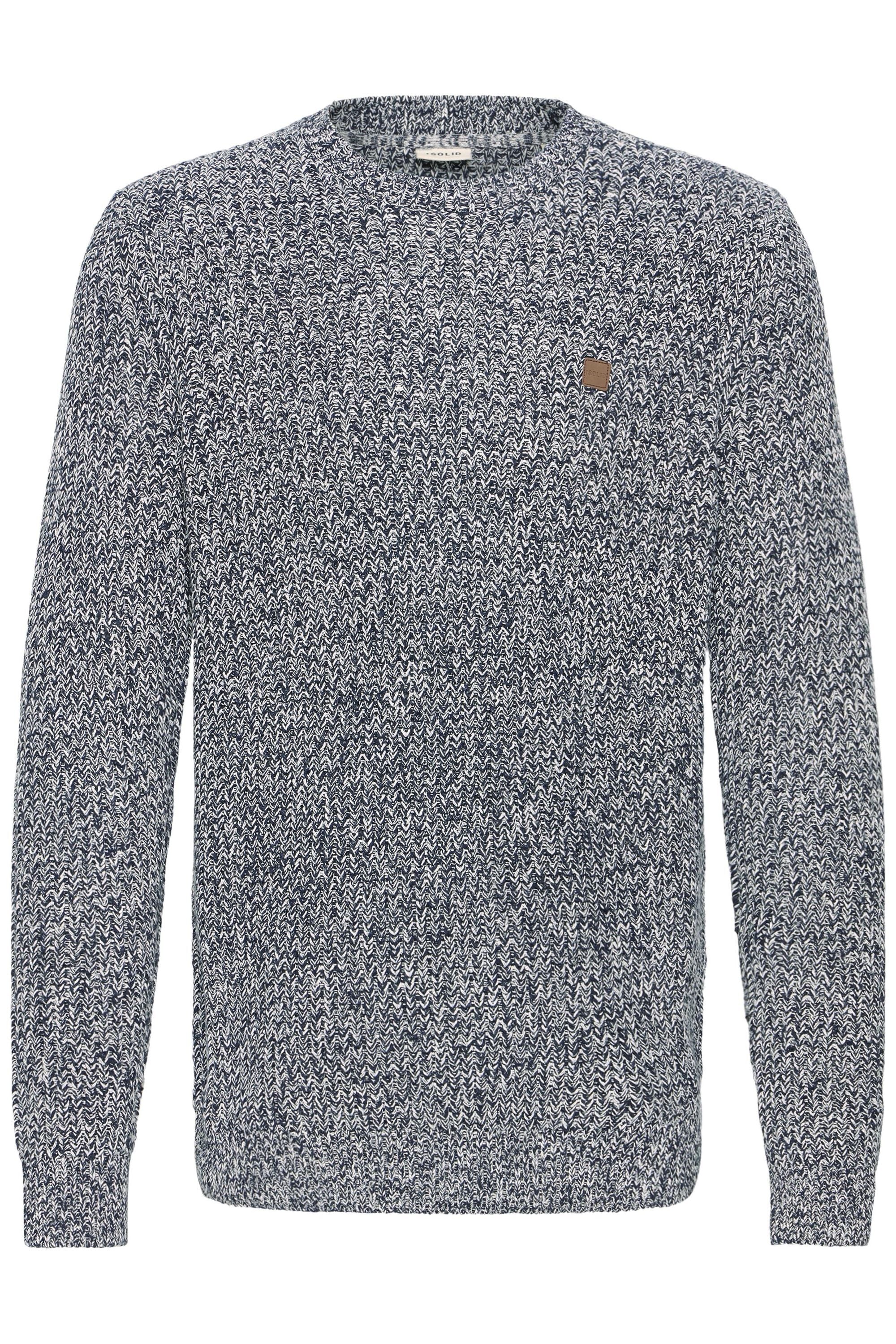 Solid Strickfleece-Pullover "Strickpullover SDRICKY" günstig online kaufen