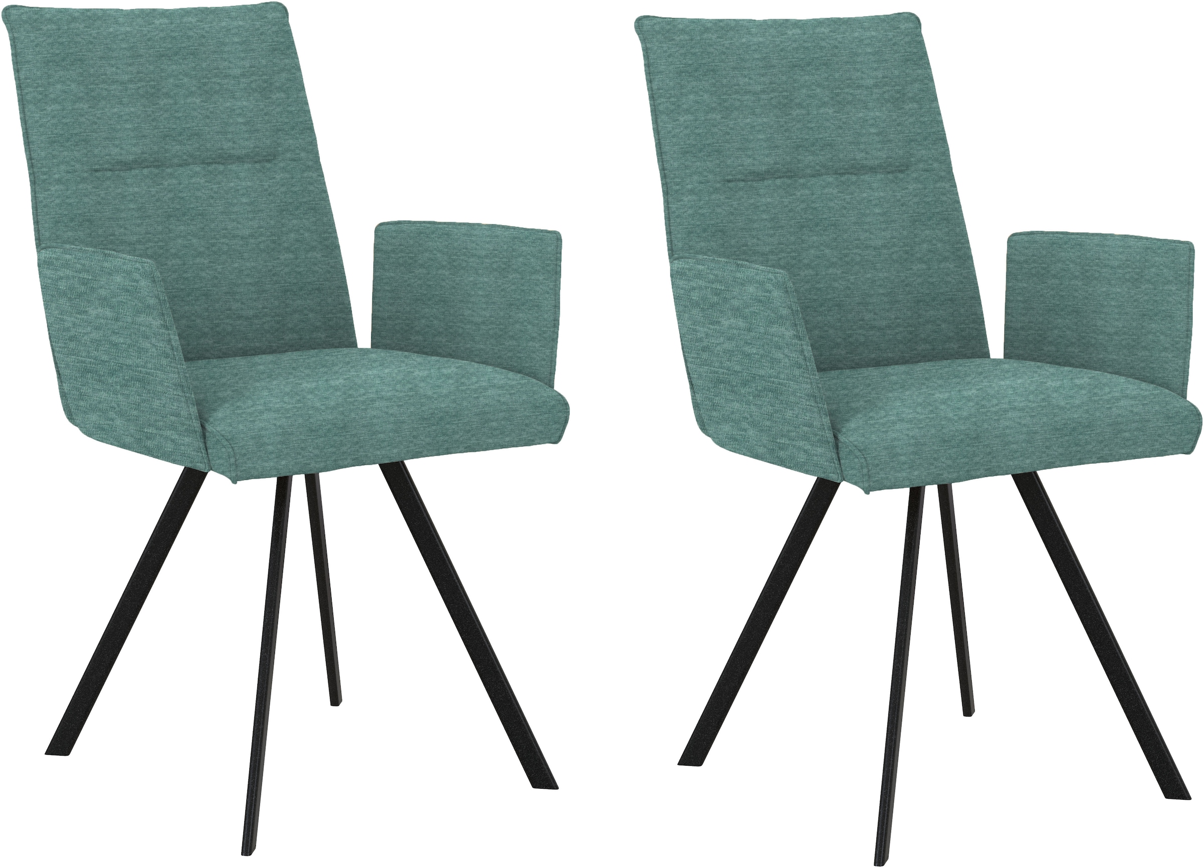 OTTO home Armlehnstuhl "Sava" (Set) 2 Stk.Metallgestell günstig online kaufen