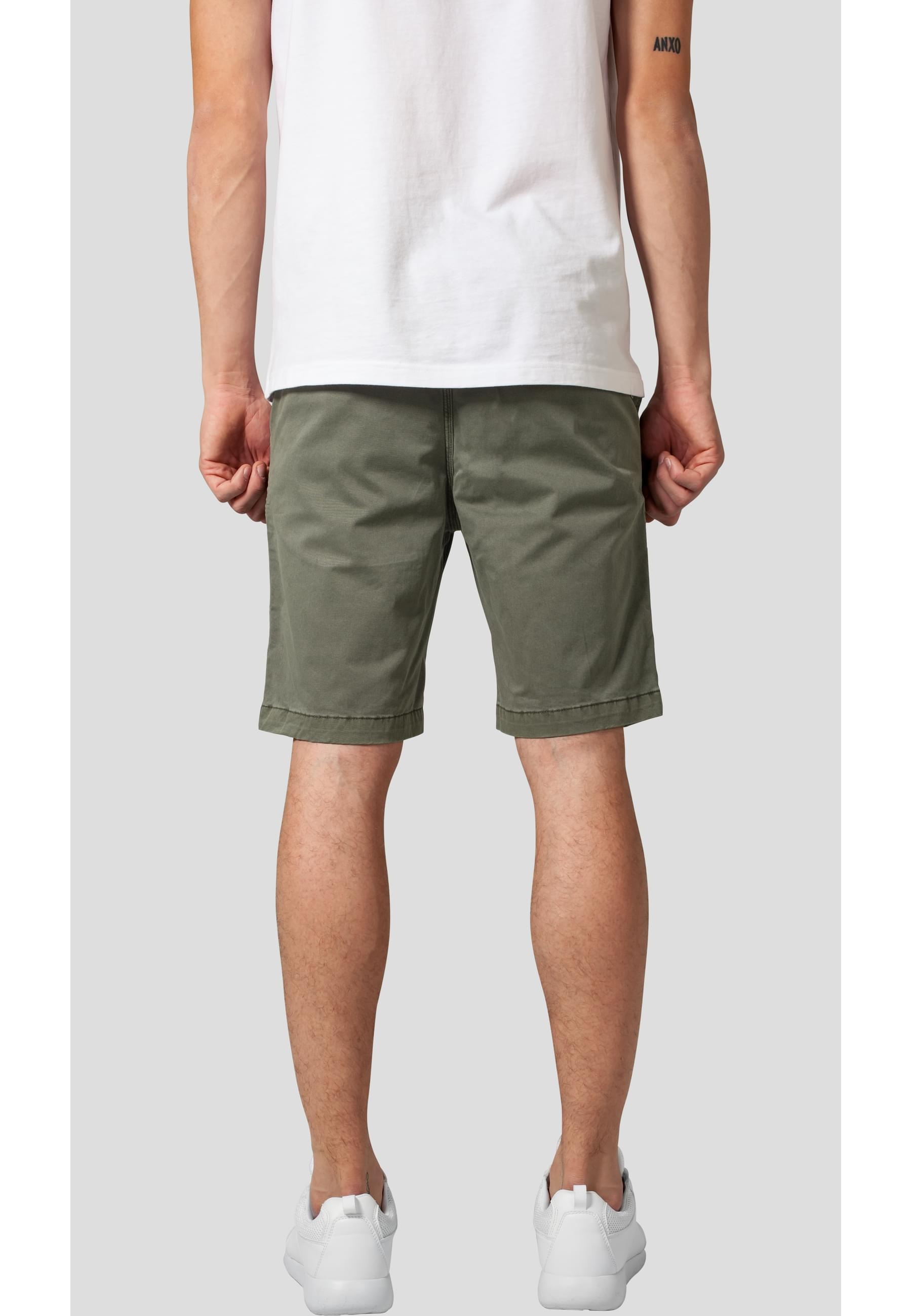 URBAN CLASSICS Stoffhose »Urban Classics Herren Stretch Twill Joggshorts«, (1 tlg.)