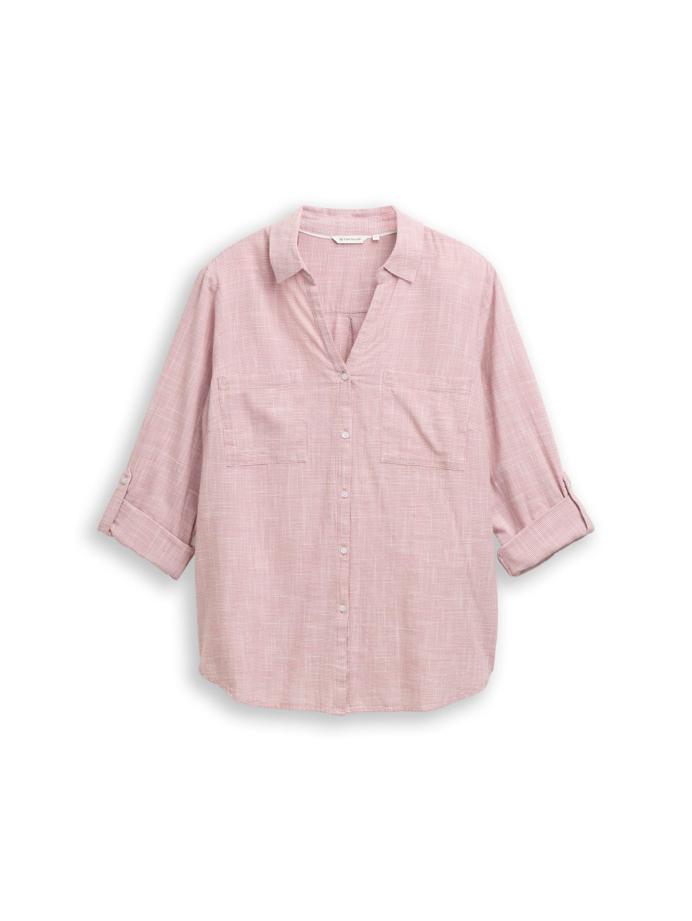 TOM TAILOR PLUS Shirtbluse, mit aufgesetzten Brusttaschen