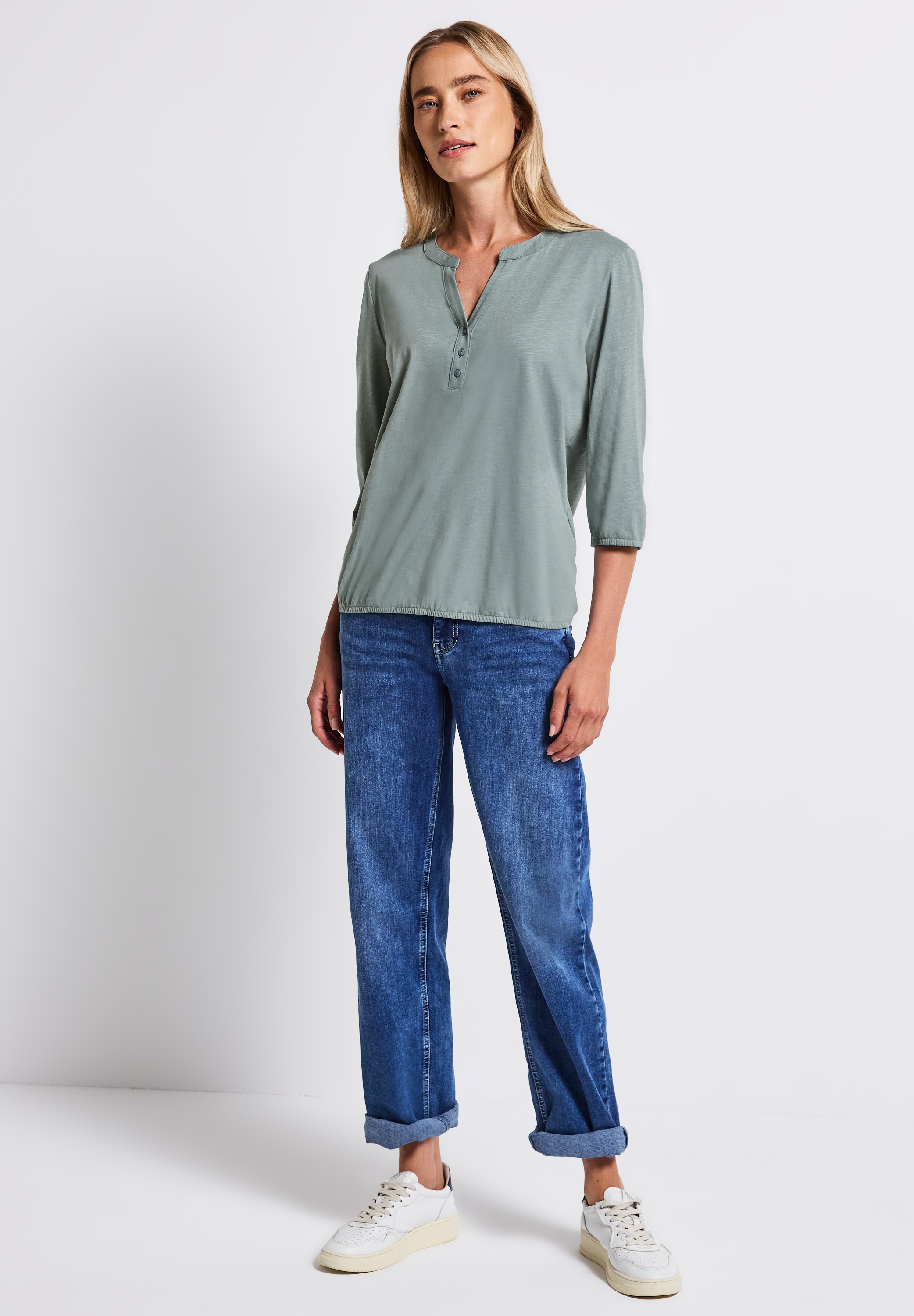 STREET ONE Tunikashirt, aus reiner Baumwolle