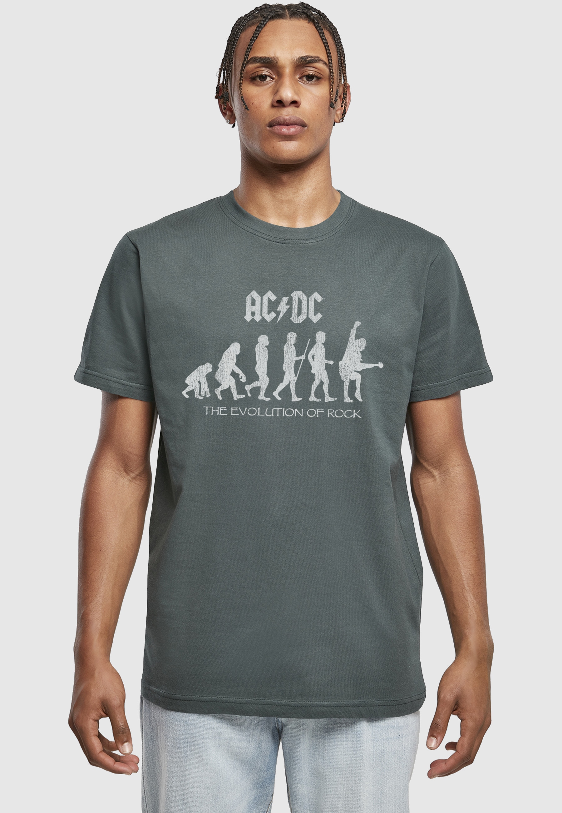Merchcode T-Shirt »Merchcode Herren ACDC - Evolution Of Rock T-Shirt« 1 Stk.