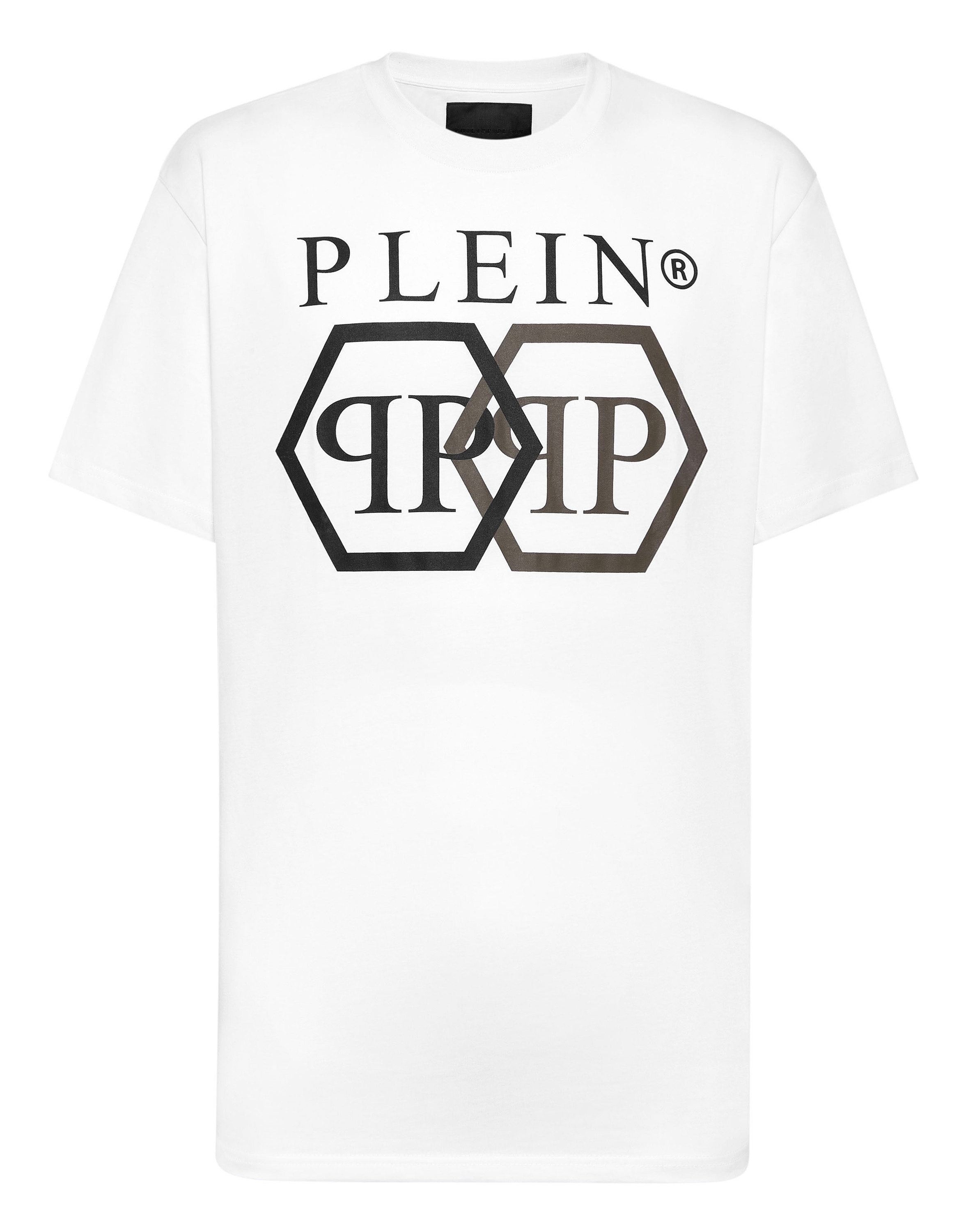 PHILIPP PLEIN T-Shirt "Hexagon Mit Schmucksteinen" günstig online kaufen