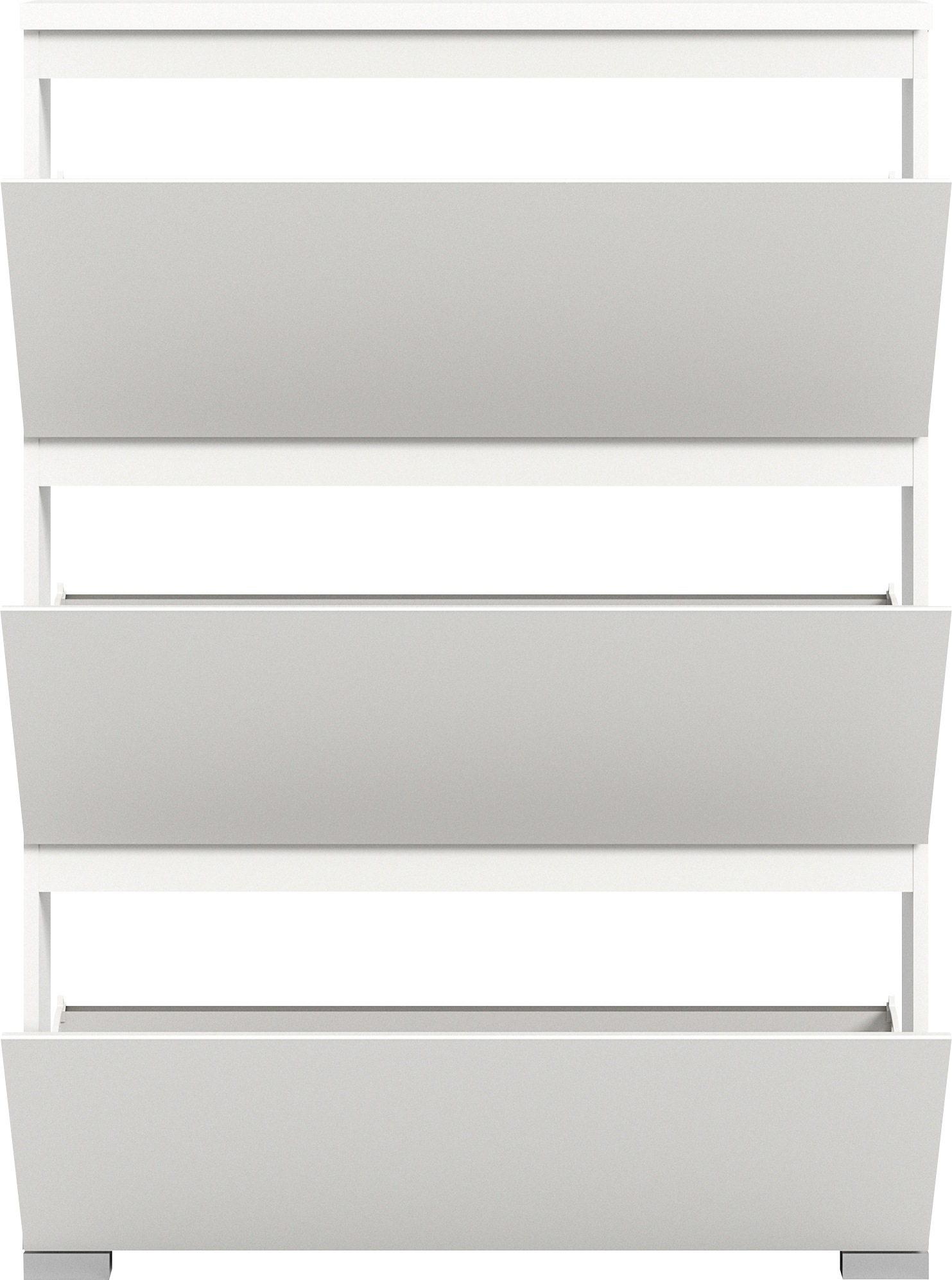 INOSIGN Schuhschrank »Skoskap, Tiefe 18cm, 3 Klappen mit Schuhwalze, Platz für 12 Schuhpaare«, Schuhkipper, Schuhkommode, Schuhregal, Kommode, Anrichte