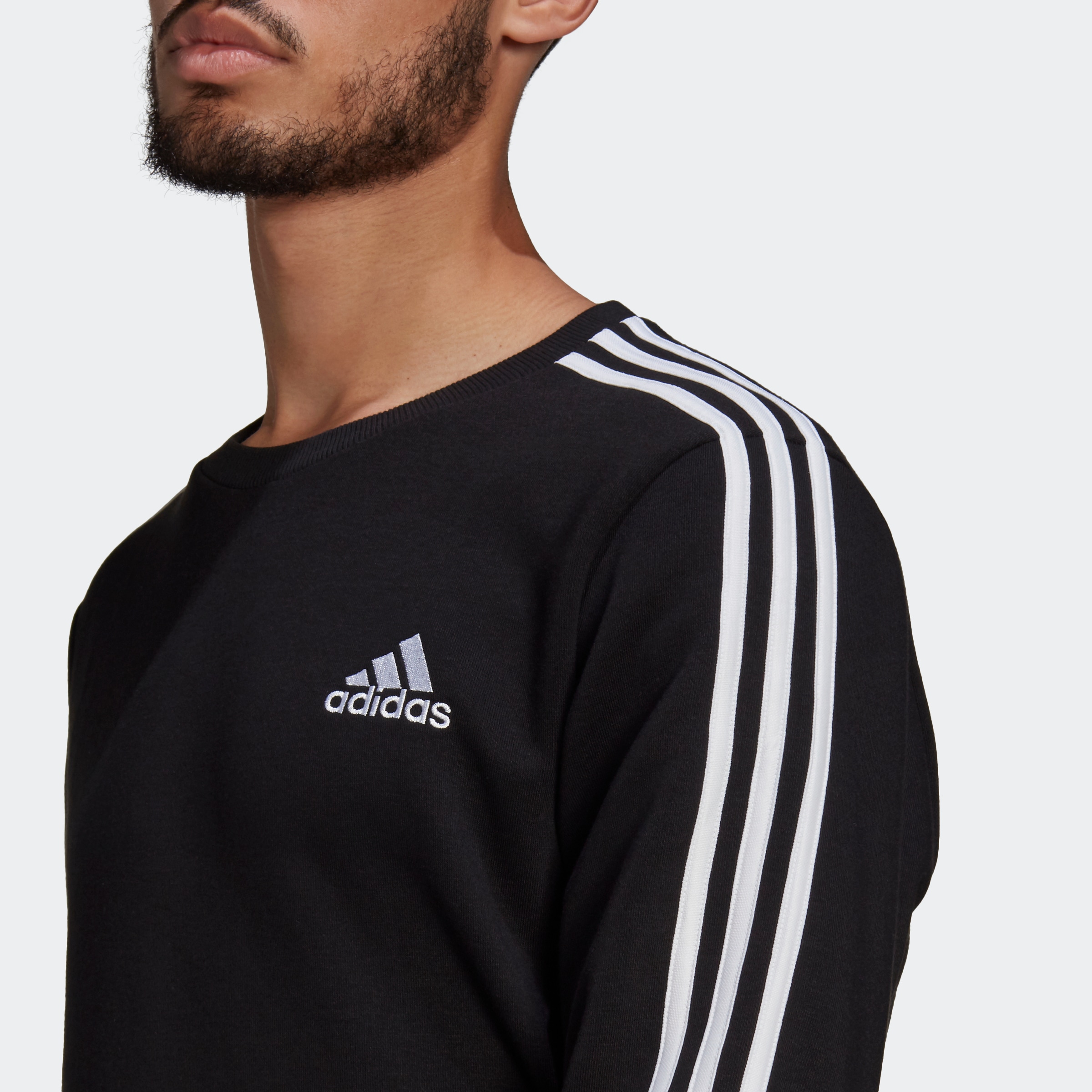 adidas Sportswear Sweatshirt BAUR FLEECE »ESSENTIALS 3-STREIFEN« | bestellen ▷