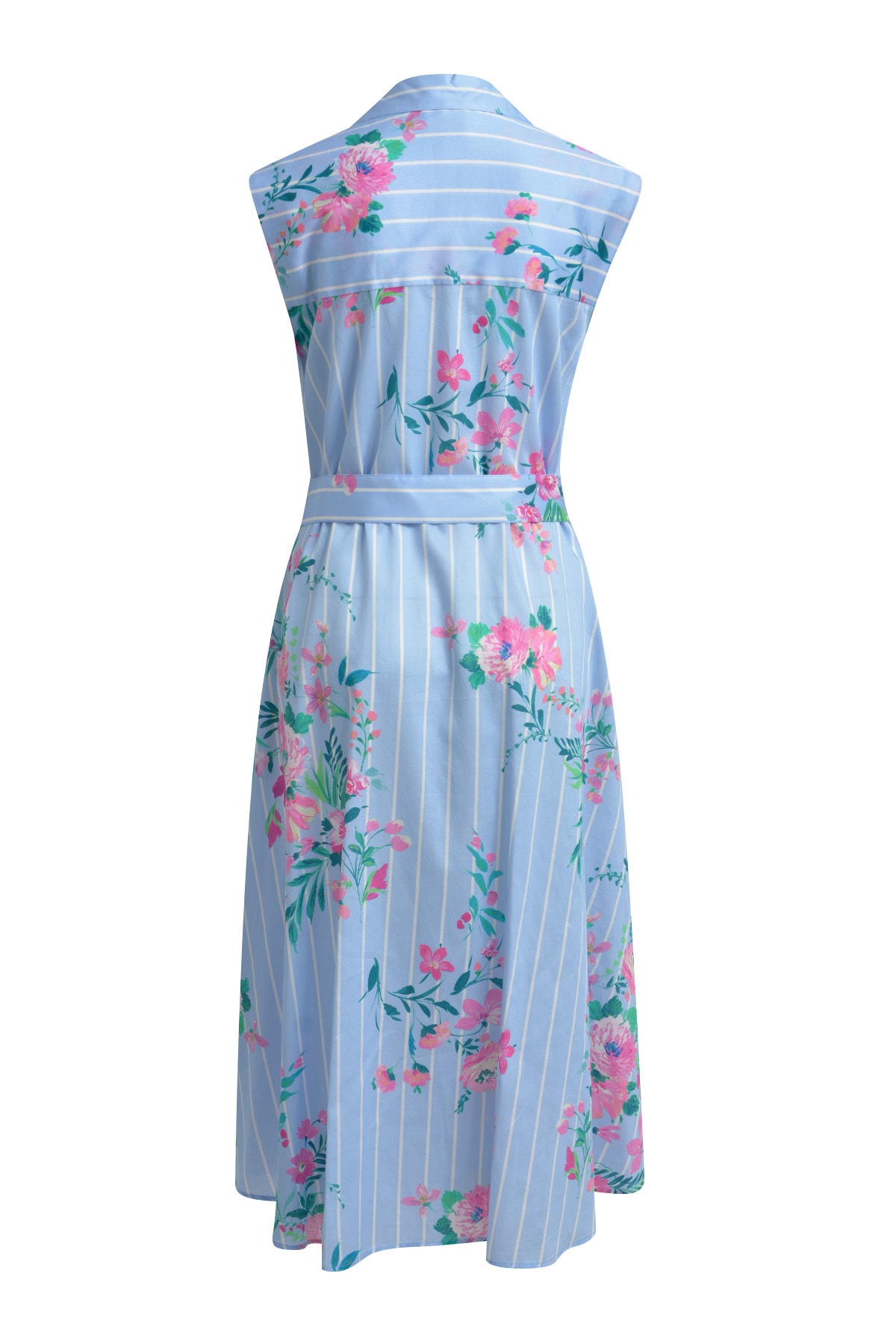 Milano Italy Sommerkleid Ohne Taschen aus Baumwolle