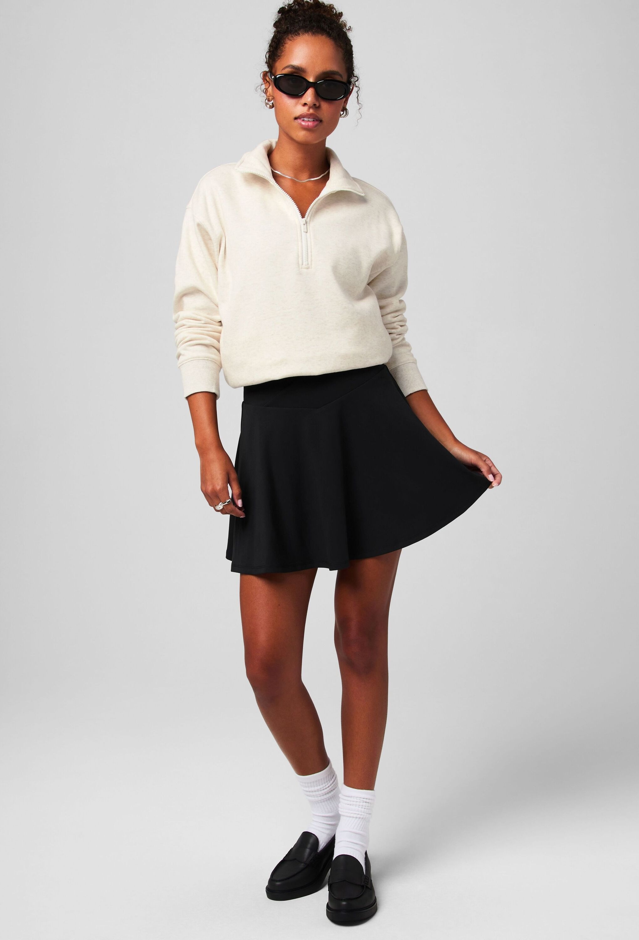 Fabletics Sommerrock »Fabletics Rock CROSSOVER FLOUNCE CLASSIC MINI SKIRT« aus weichem Material