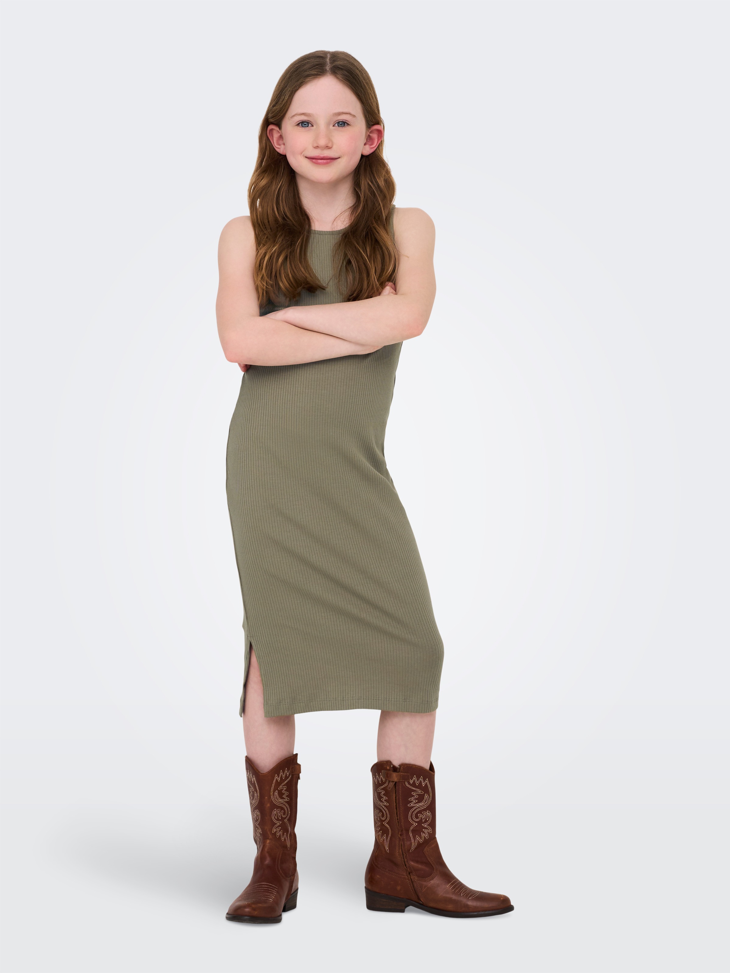KIDS ONLY Jerseykleid »KOGBELFAST LIFE S/L MIDI DRESS NOOS JRS«