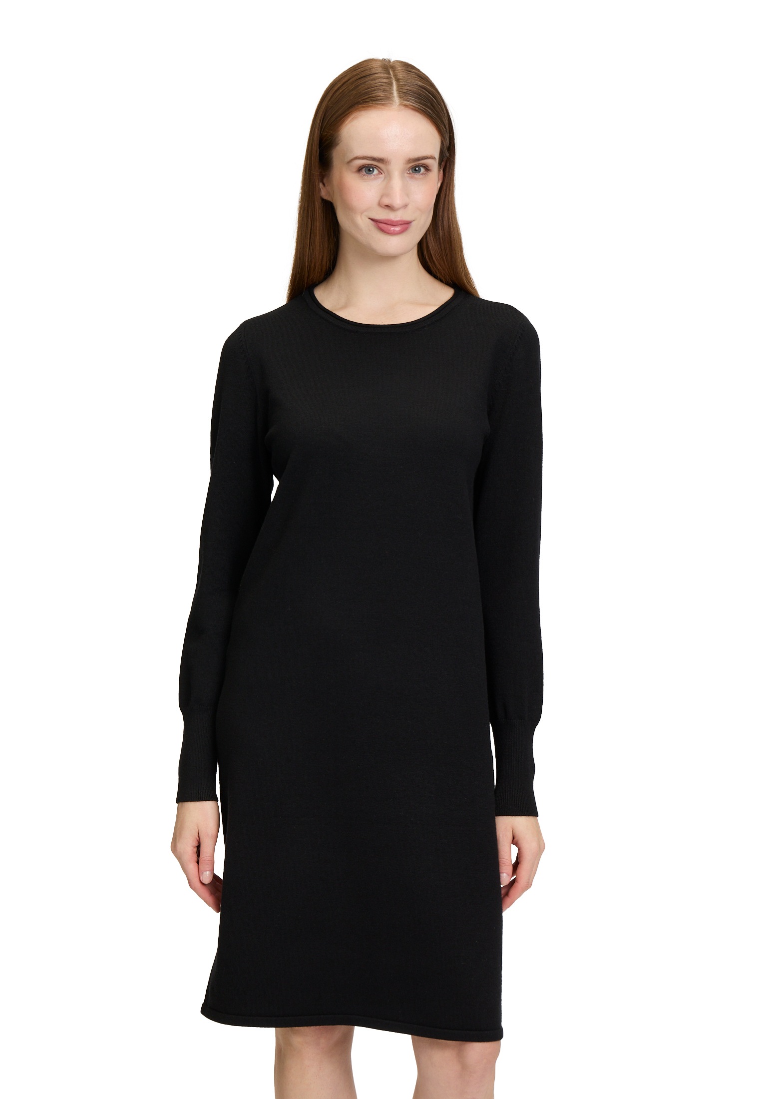Betty Barclay Strickkleid "Betty Barclay Damen Strickkleid mit Rundhalsauss günstig online kaufen