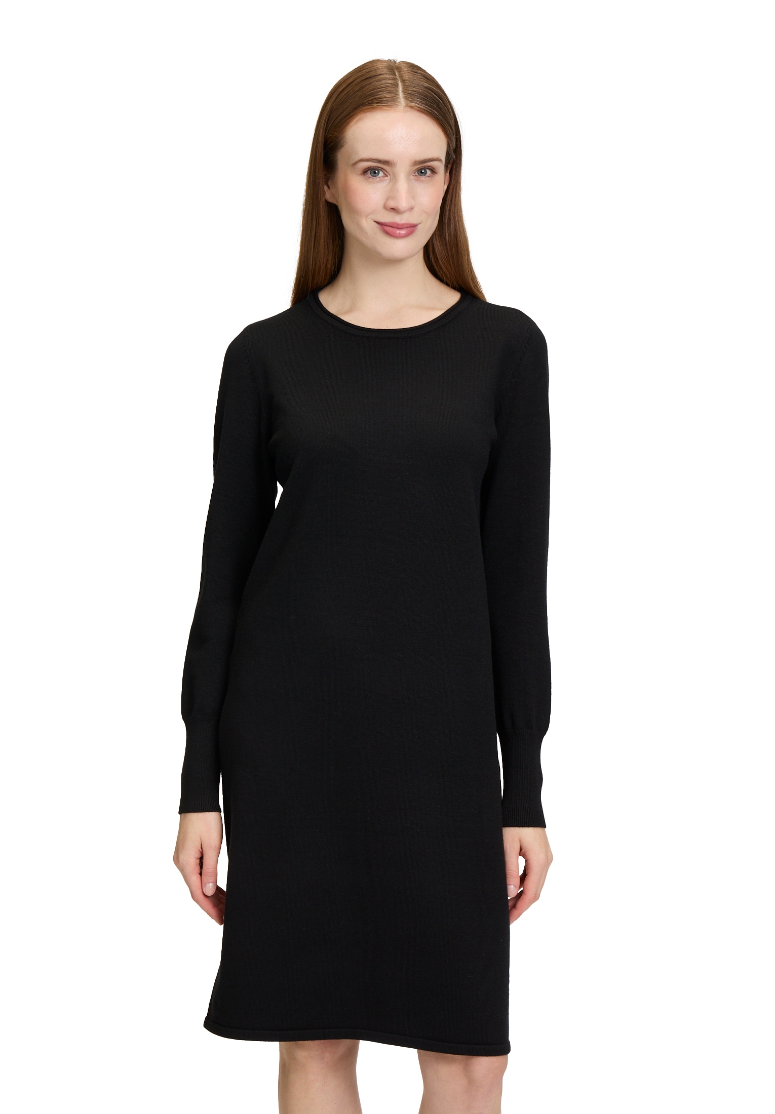 Betty Barclay Strickkleid "Betty Barclay Damen Strickkleid mit Rundhalsauss günstig online kaufen