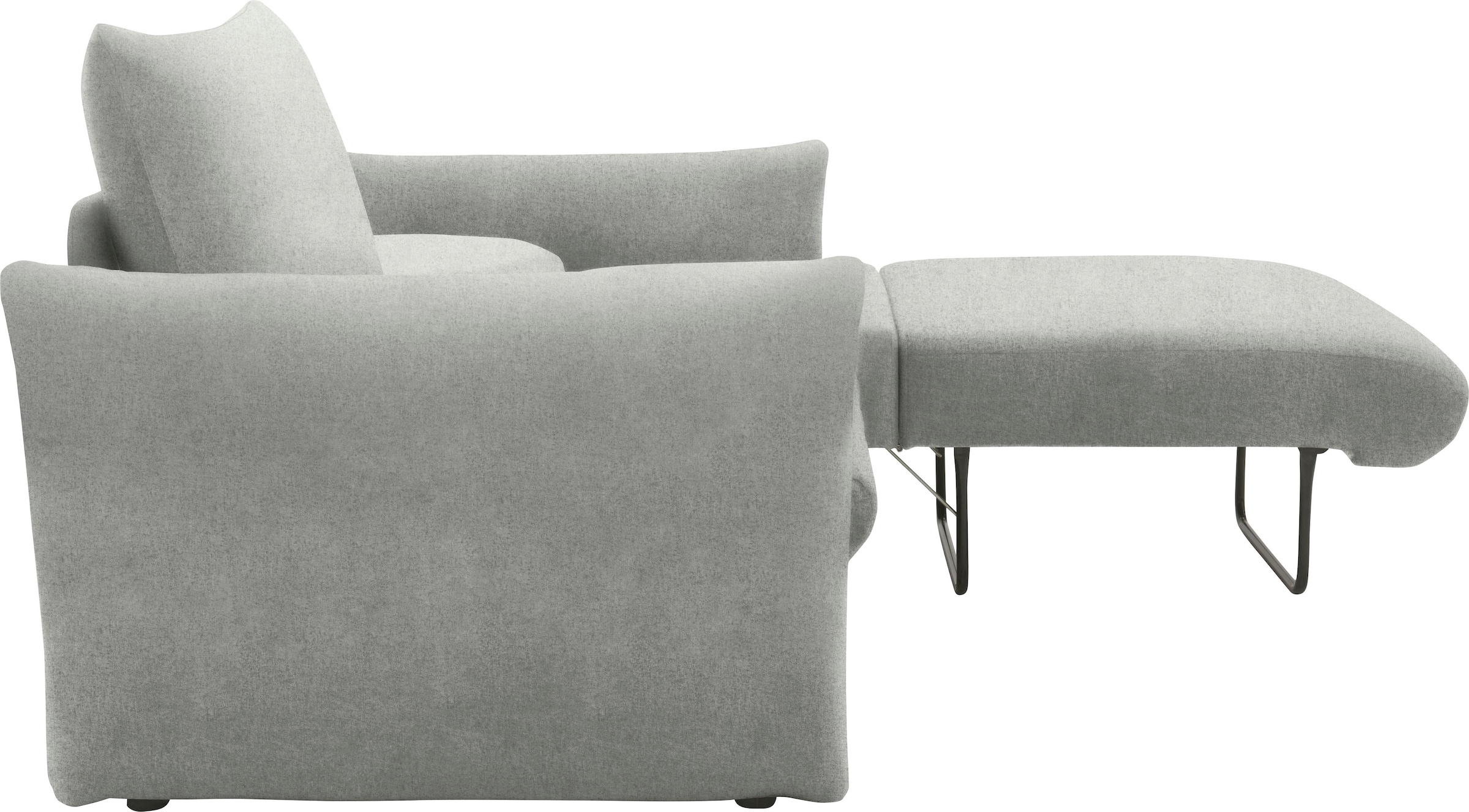 DOMO collection Schlafsofa »700023 Schlaffunktion, Federkern, 2-Sitzer, stabile Liegefläche«, Sitzflächen einzeln ausklappbar zum Schlafen, Relaxen und Entspannen