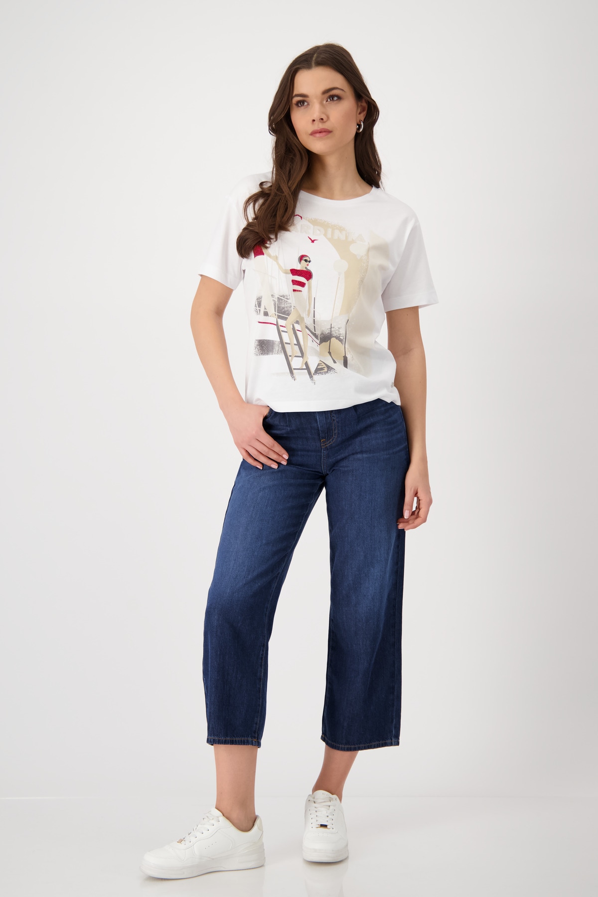 Monari T-Shirt »Shirt Segelboot«, Mit Rundhalsausschnitt