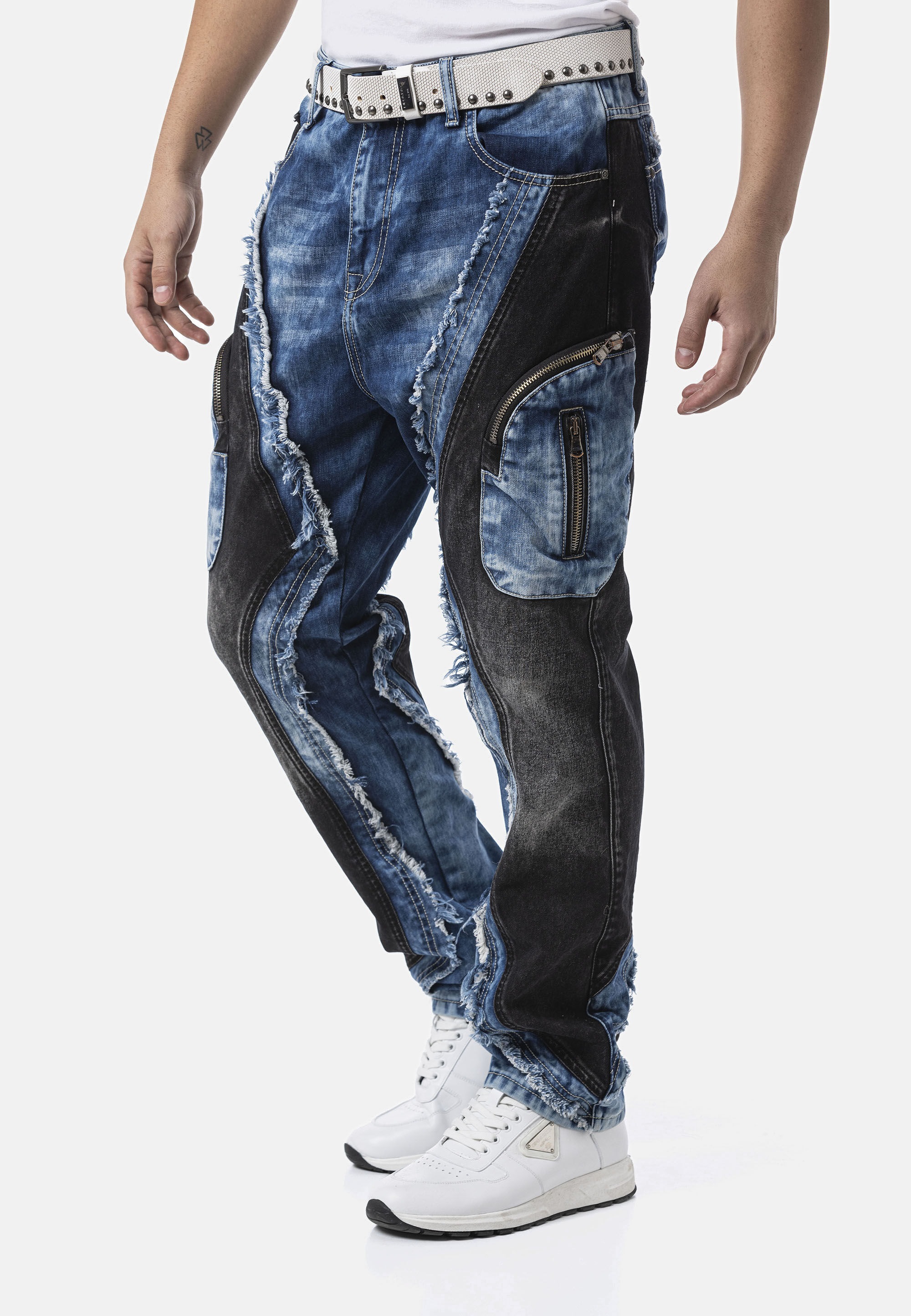 Cipo & Baxx Loose-fit-Jeans »CD909« mit Loose Fit Denim