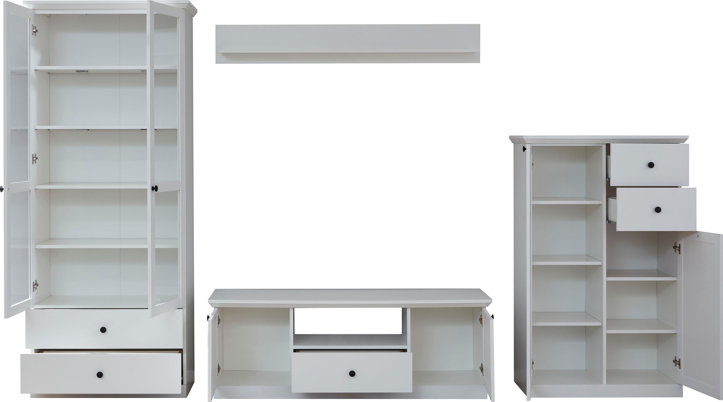 Home affaire Wohnwand »Örebro« Set, 4 Stk. tlg.