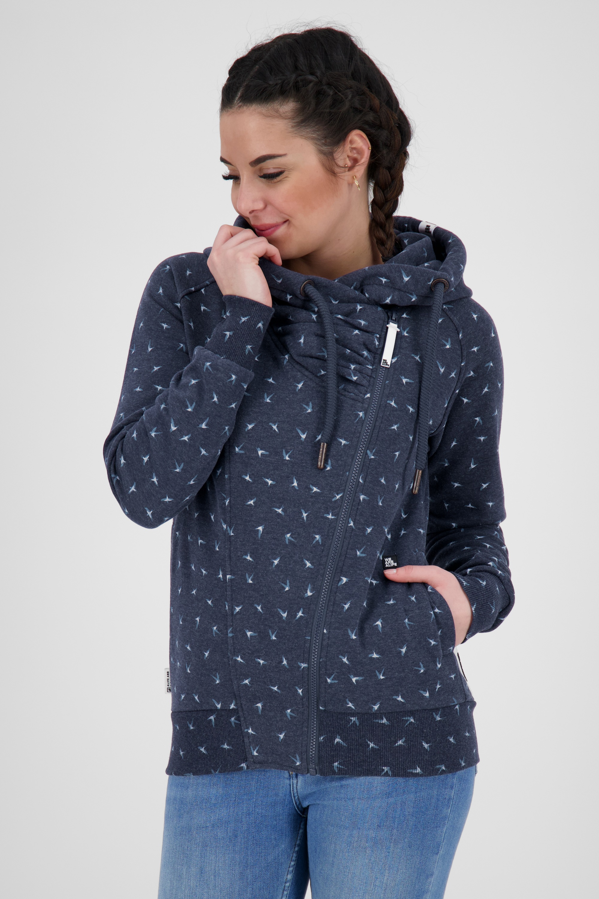 Alife & Kickin Kapuzensweatjacke "Damen SnakecharmerAK" günstig online kaufen