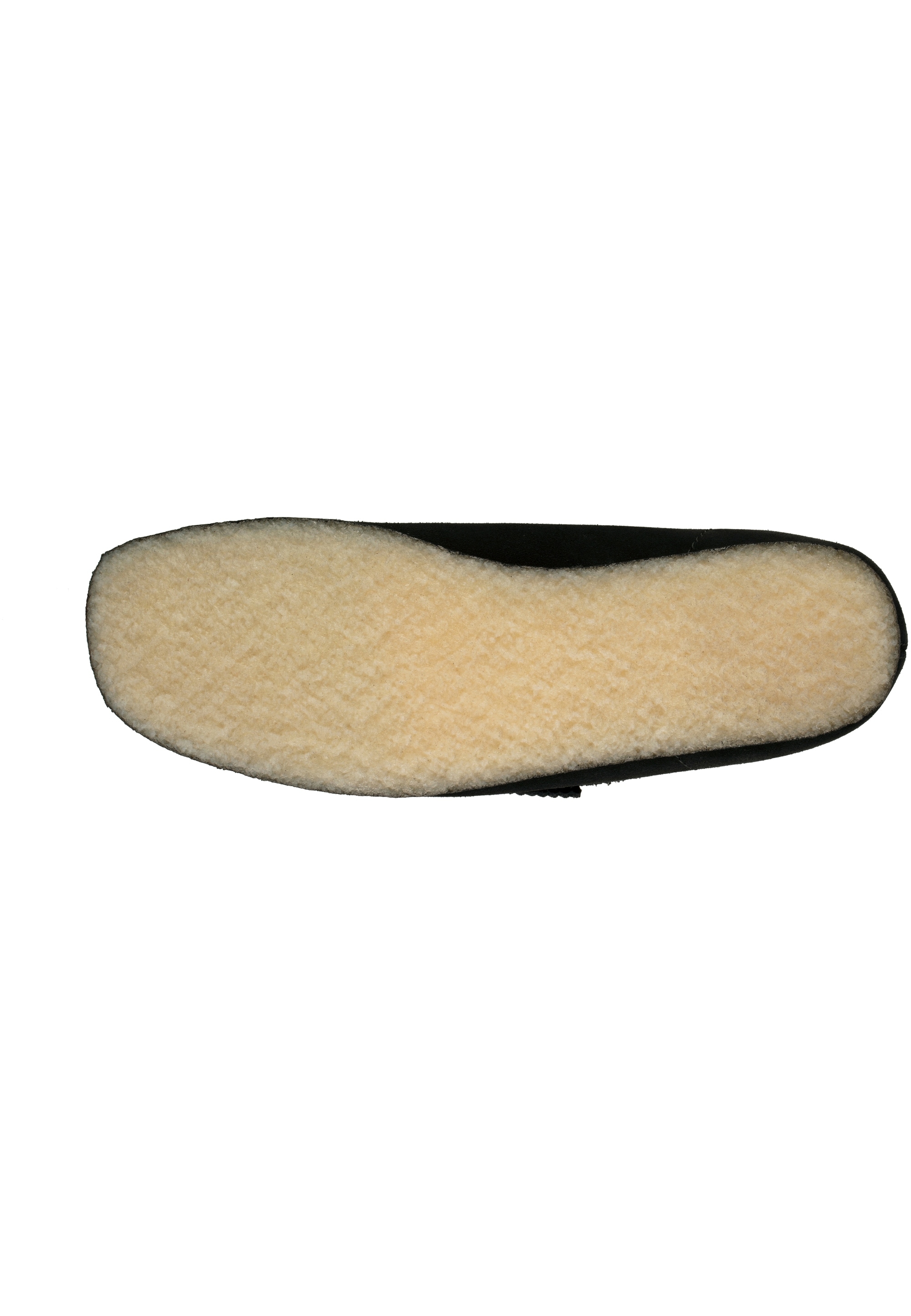 Clarks Schnürschuh »Wallabee Black«  aus hochwertigem schwarzem Wildleder