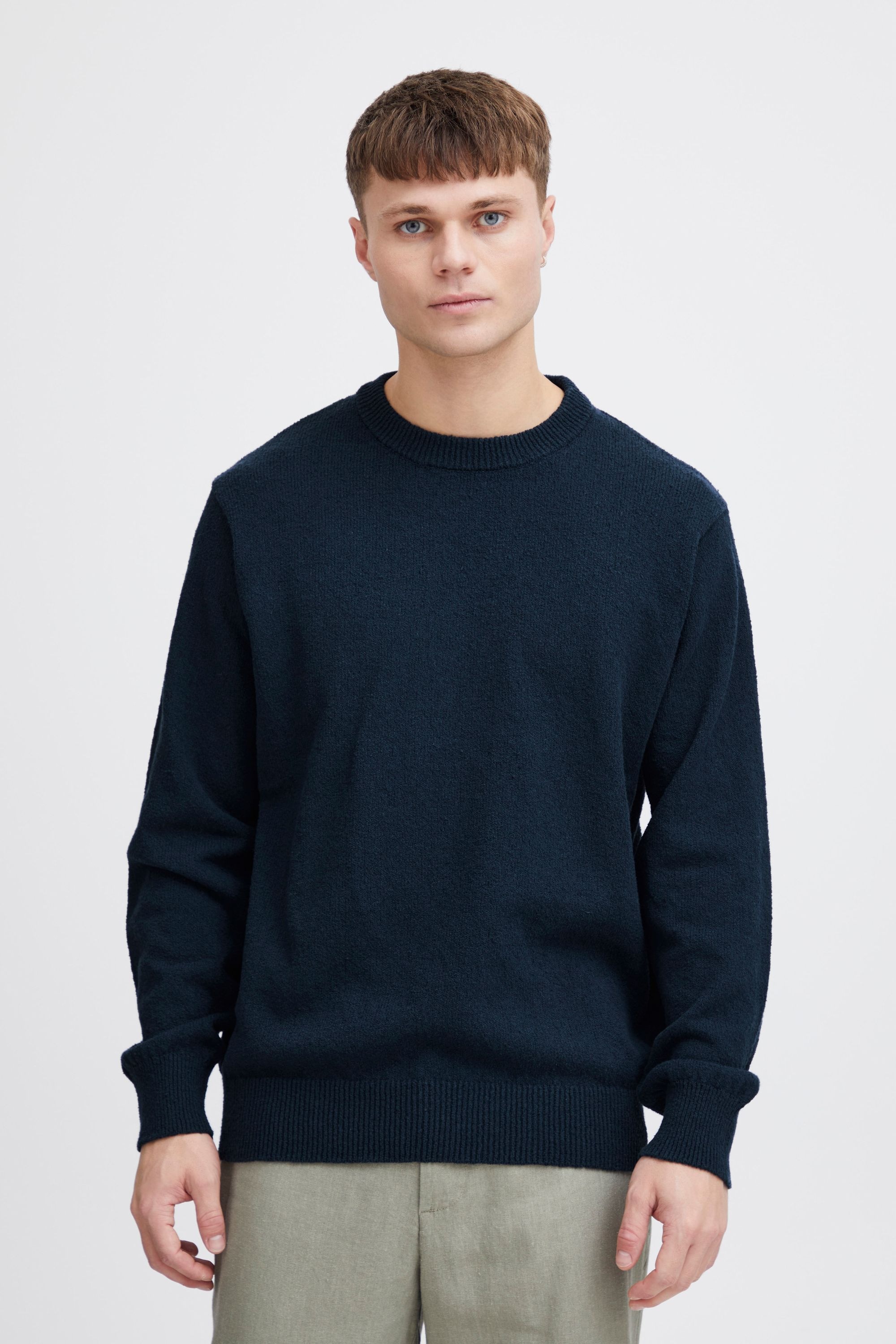 !solid SDIke Men's Knit Pullover Insignia Blue XL 2