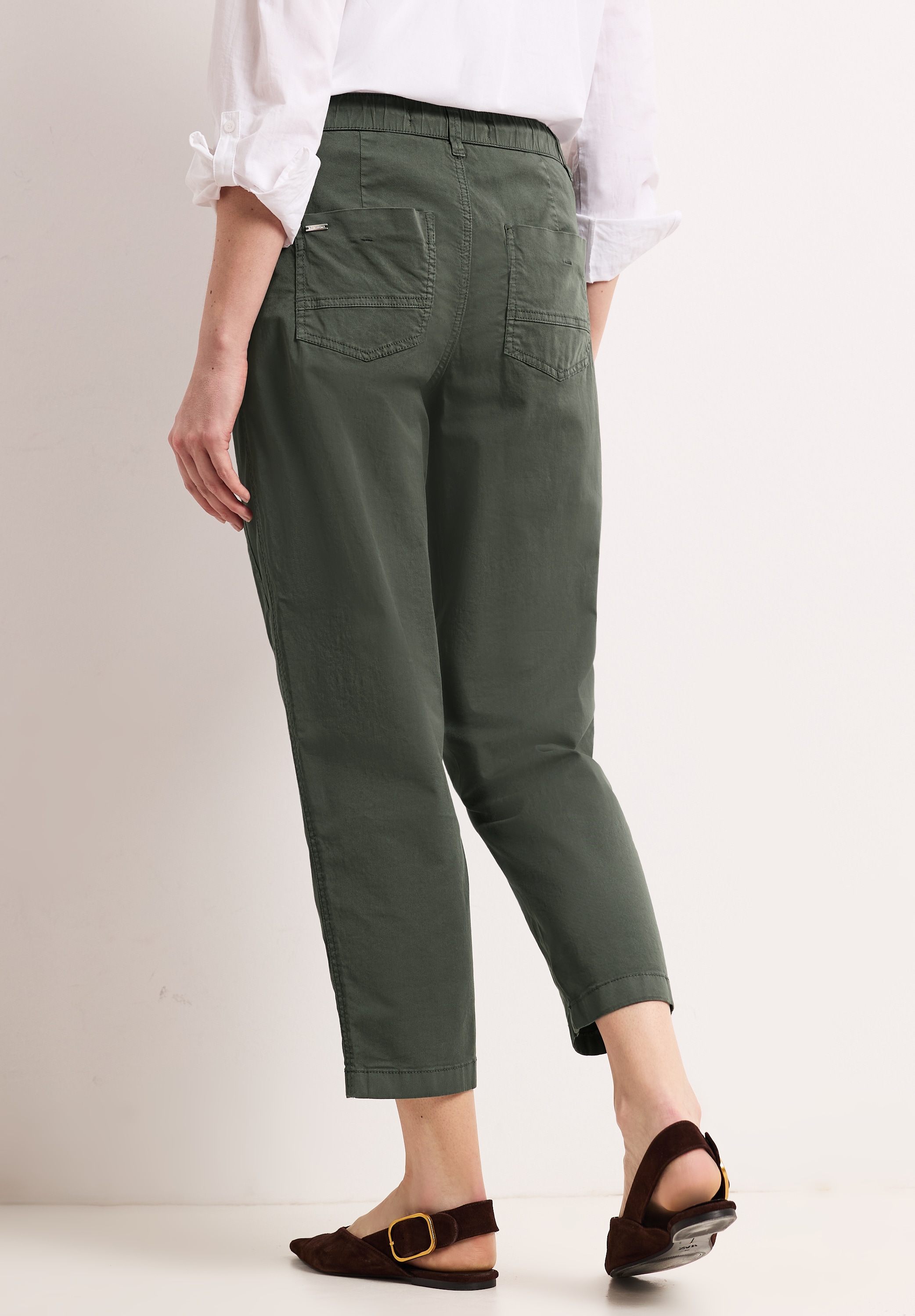 STREET ONE Stoffhose  aus Baumwolle mit Stretchanteil