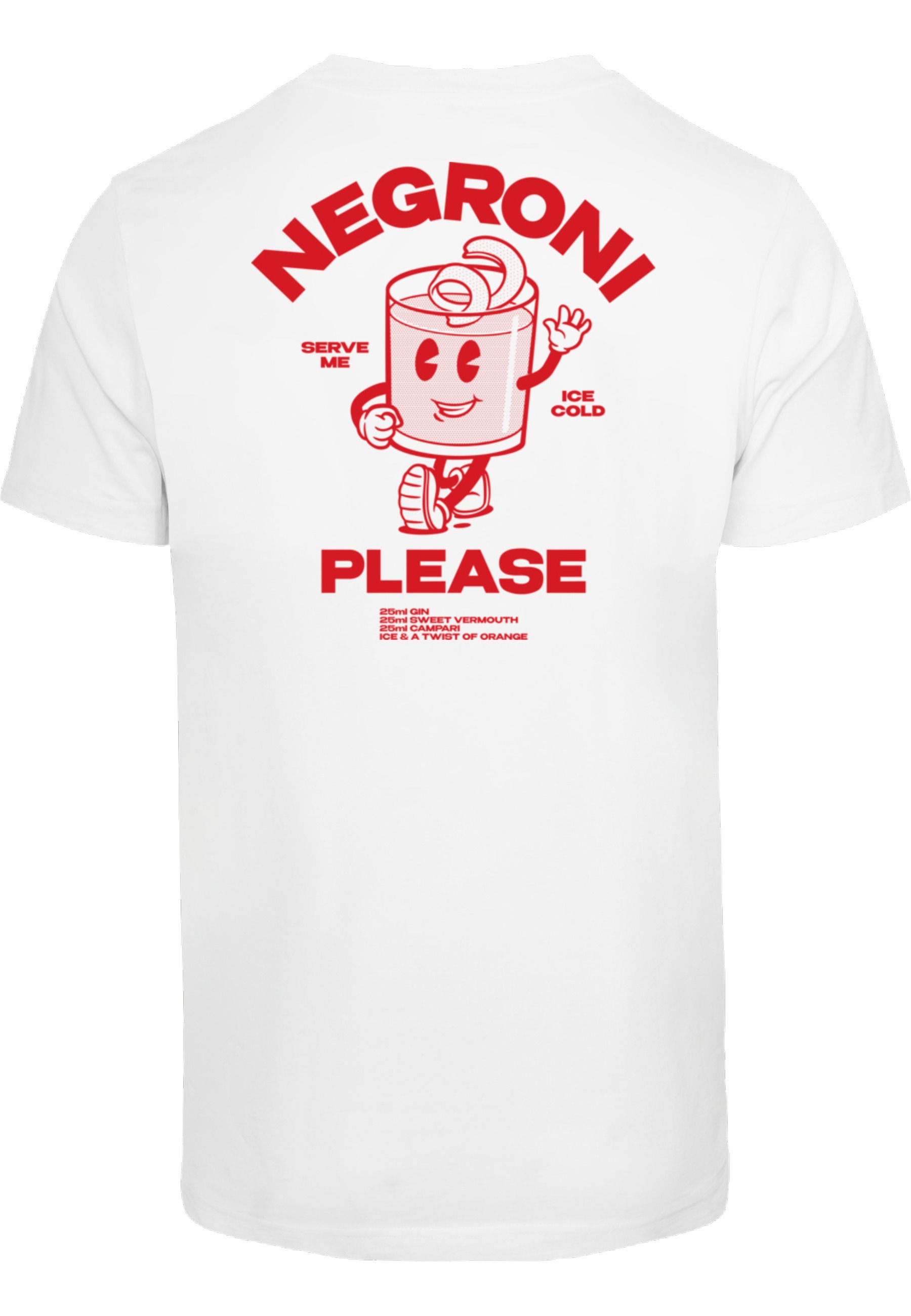 MisterTee T-Shirt "MisterTee Negroni Please Tee" 1 Stk. günstig online kaufen