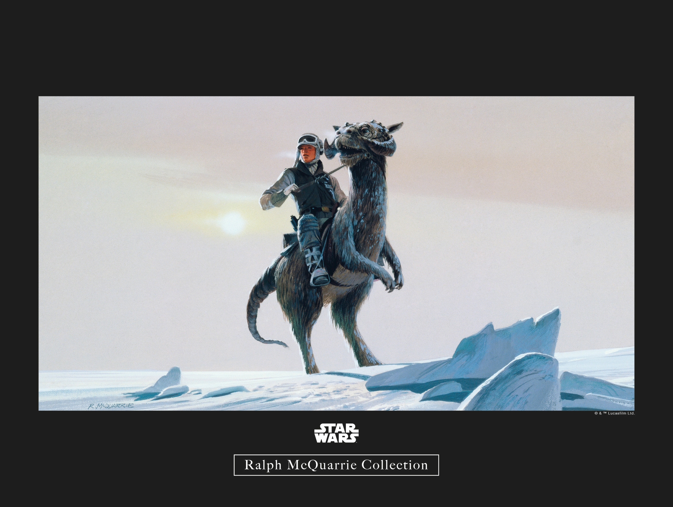 Komar Bild "Star Wars Classic RMQ Hoth Tauntaun" Star Wars 1 Stk. tlg. Wandbild zur Dekoration im Kinderzimmer - ohne Rahmen