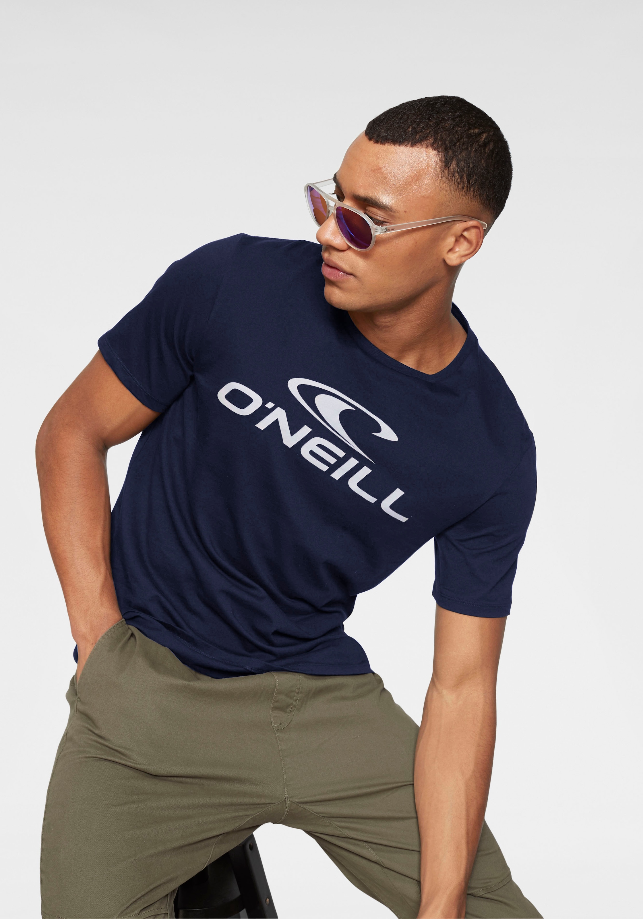 O'neill ONeill T-Shirt "Oneill Logo T-Shirt" Mit Logodruck, Kurzarm, Aus Baumwolle In Single Jersey