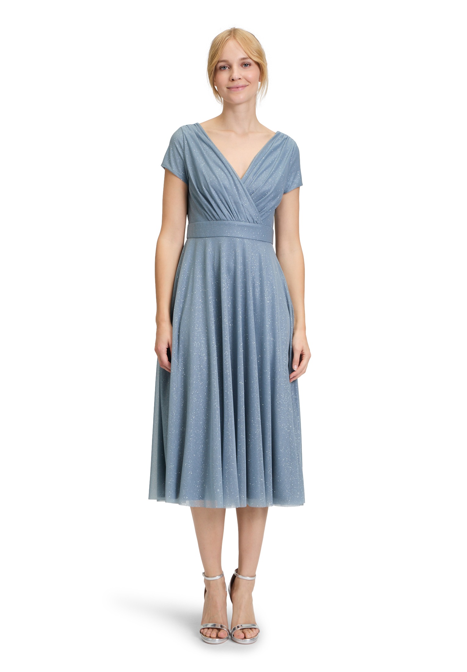 Vera Mont Cocktailkleid "Vera Mont Damen Cocktailkleid im Glitzer-Look" Ohn günstig online kaufen