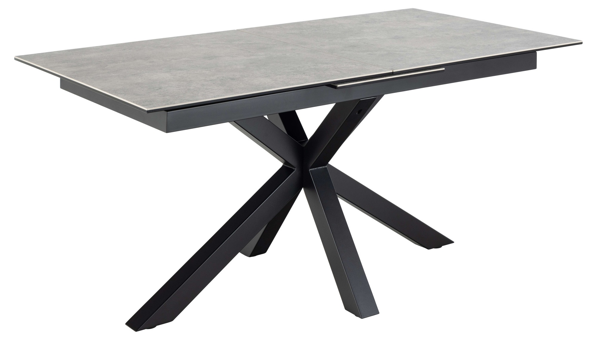 Actona Group  Schwarz Grau Esstisch "HeavenTischplatte Aus Keramik Ausziehbar - Robust & Pflegeleicht" Kratzfest Wasserabweisend Sitzplatz Für 4-8 Personen B: 168/210 Cm von Baur