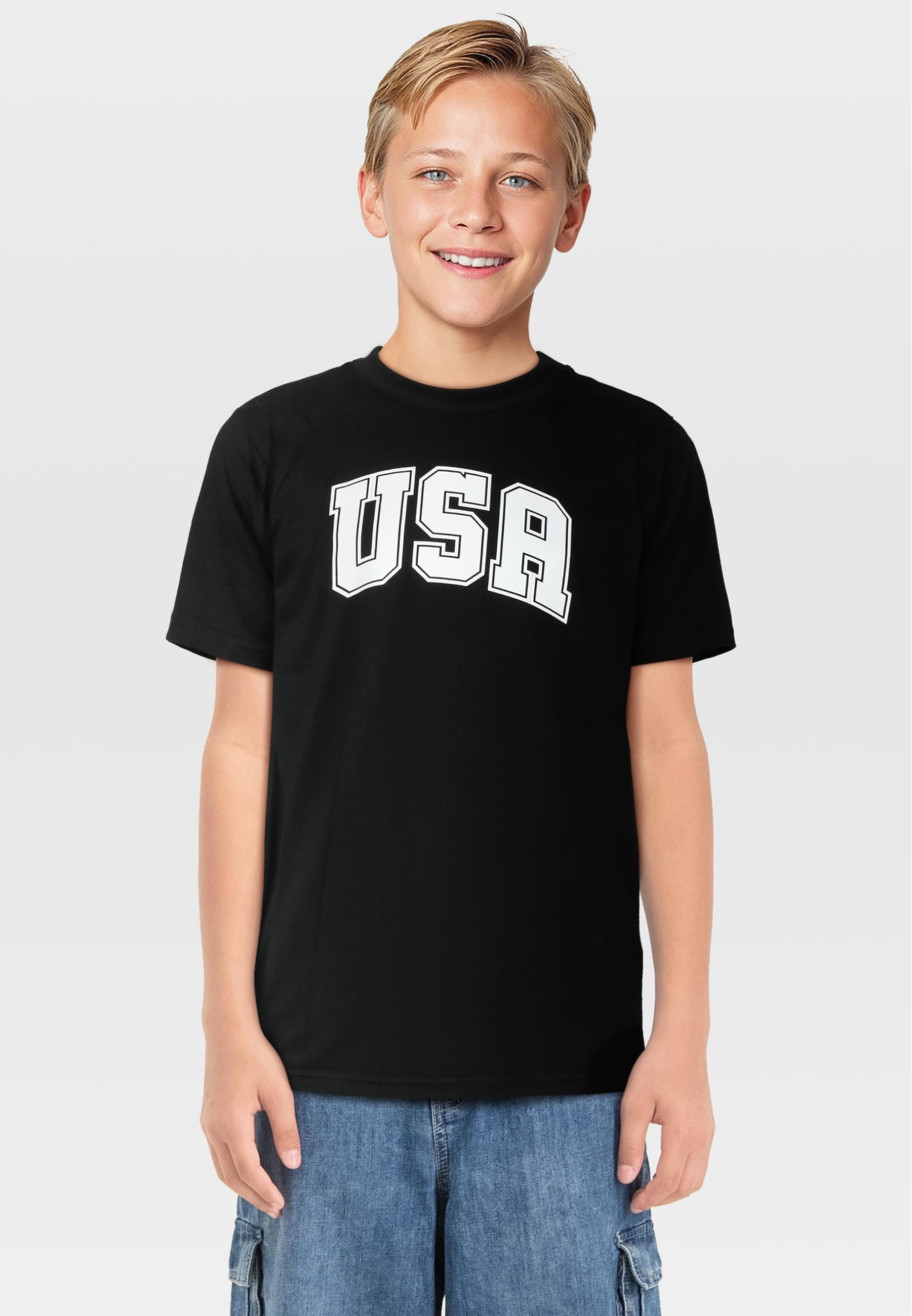 URBAN CLASSICS T-Shirt »Urban Classics T-Shirt 2 Pack - kurzarm - USA & NYC College«, (1 tlg.)