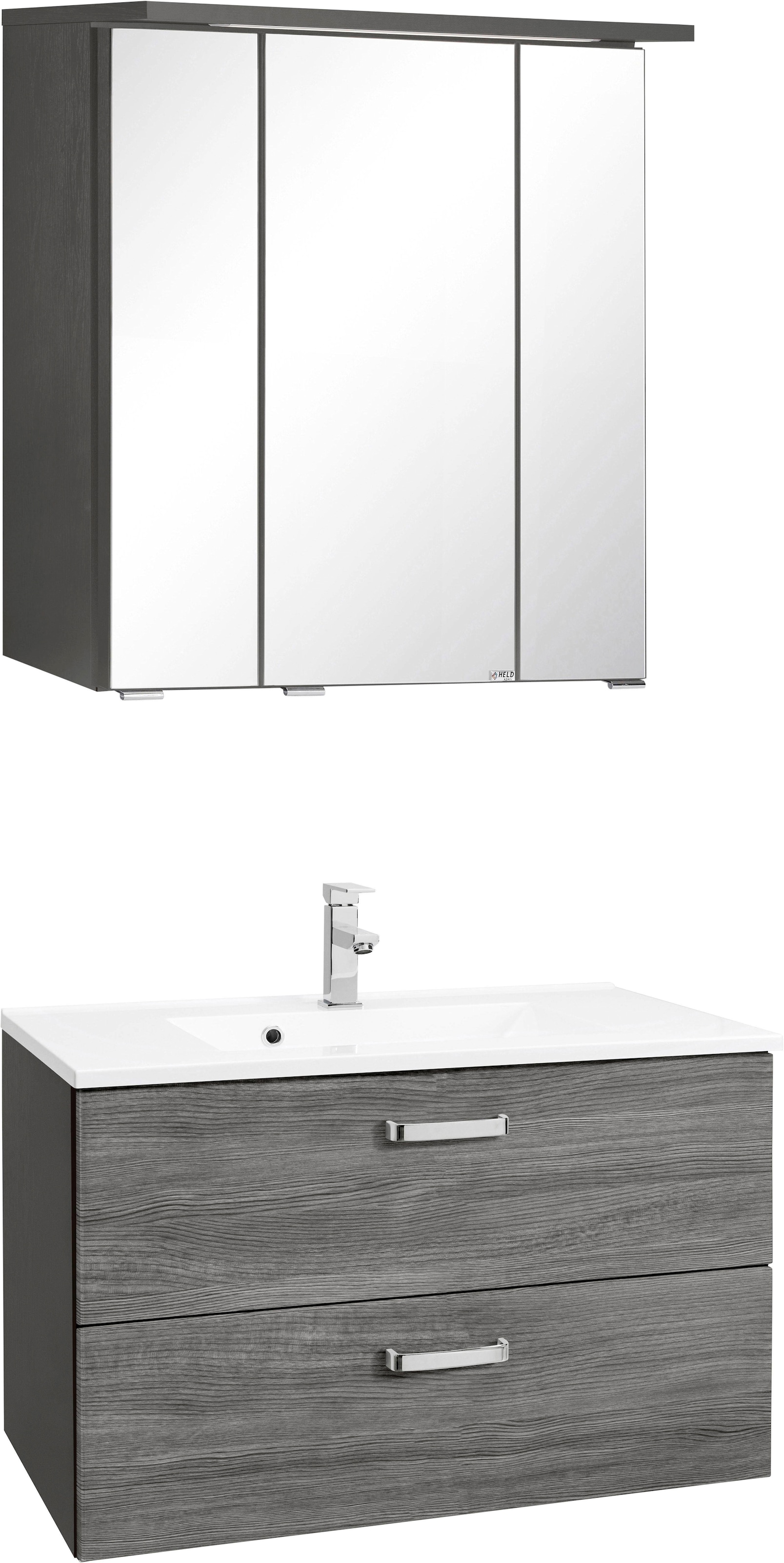 welltime Badmöbel-Set "Ravenna" 2 tlg. mit Soft-Close Funktion günstig online kaufen