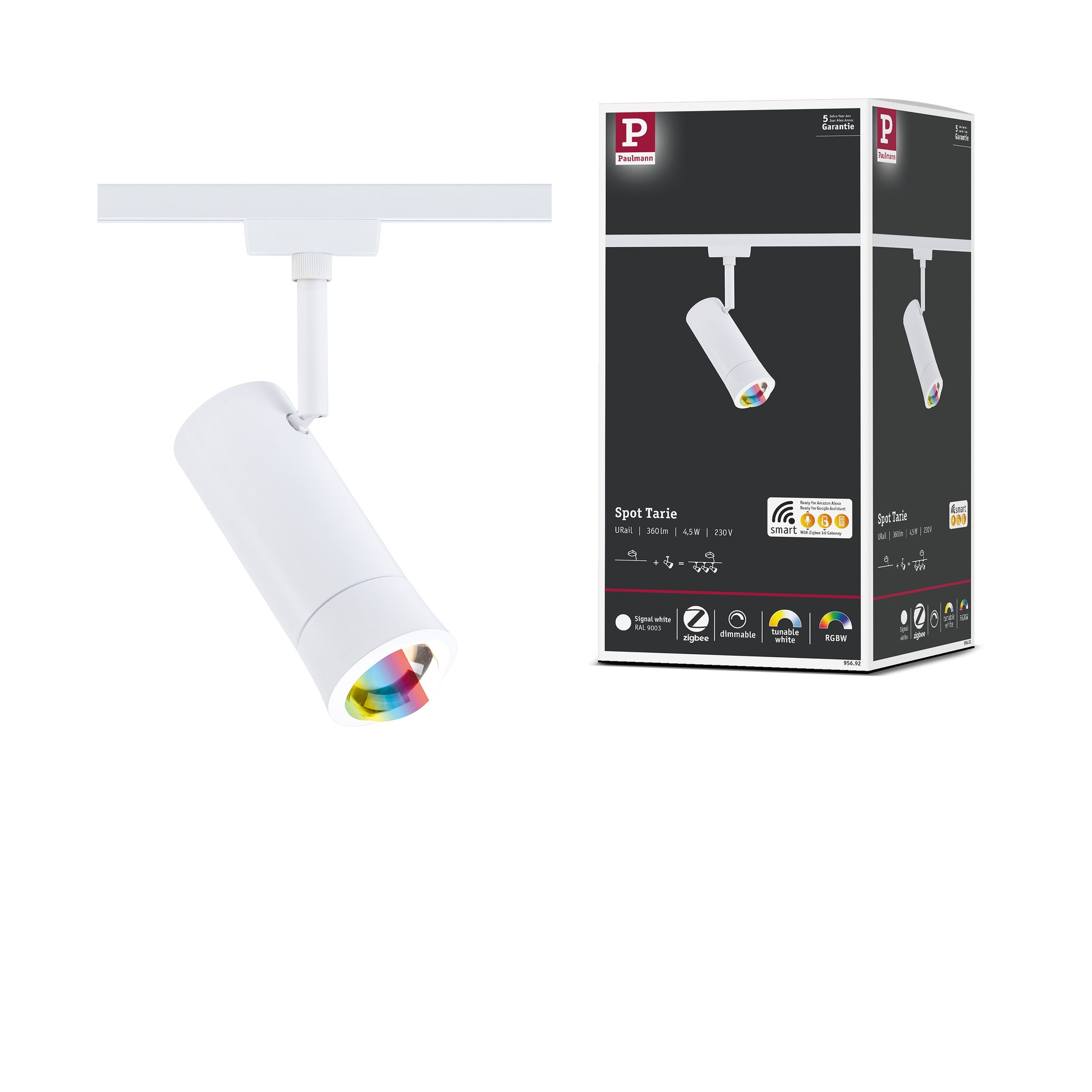 Paulmann Schienensystem-Leuchten »Tarie 230lm 4,5W RGBW+ dimmbar 230V« LED-Modul 1 Stk. Tageslichtweiß Smart Home