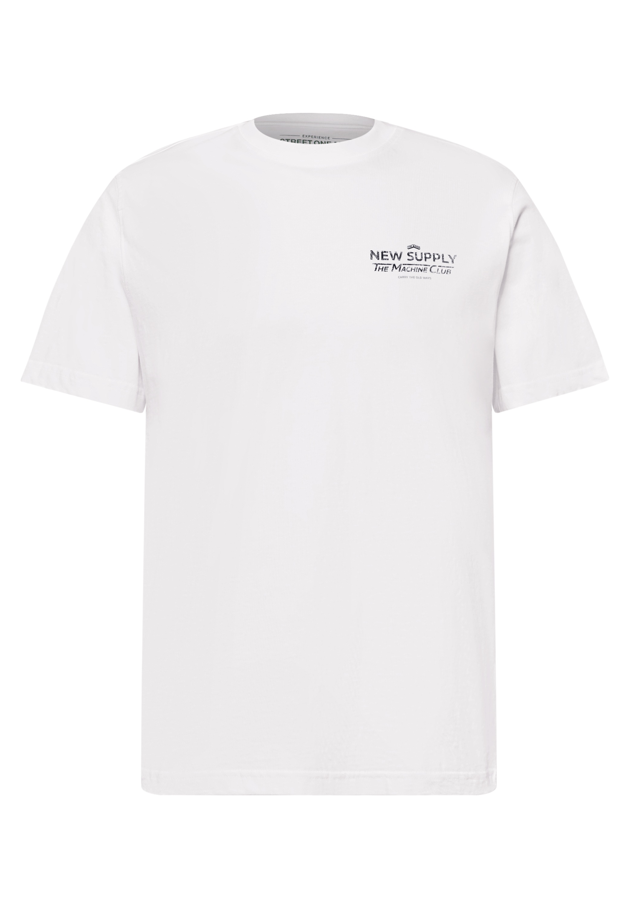 STREET ONE MEN T-Shirt aus reiner Baumwolle