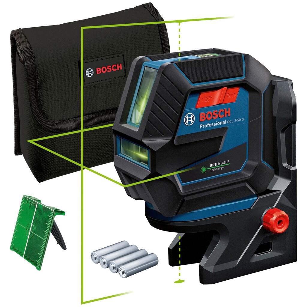 Bosch Professional Punkt- und Linienlaser »GCL 2-50 G Professional«