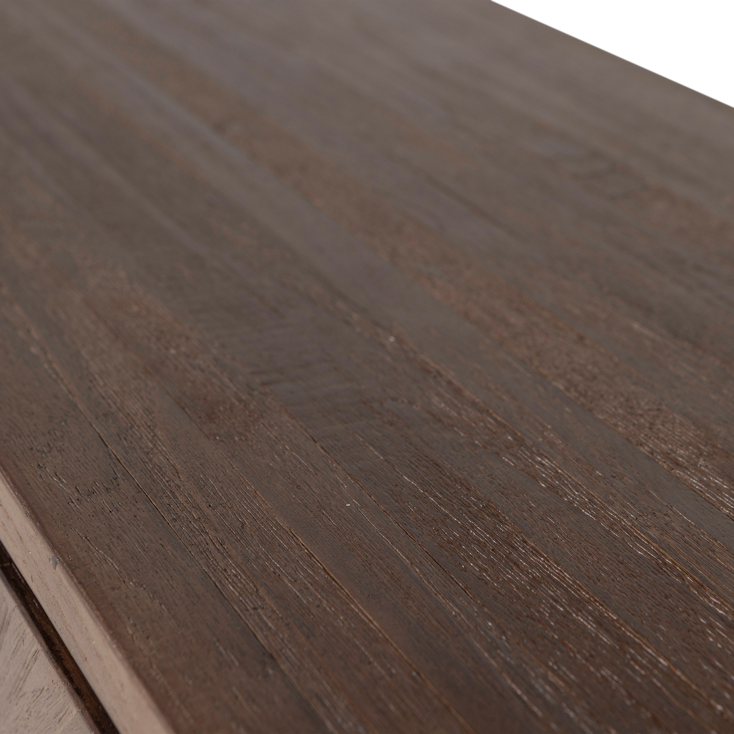 WOOOD Lowboard »Sun mit 4 Türen und recyceltem Teakholz« Recyceltes Teakholz, tropisches Hartholz mit gerader Maserung