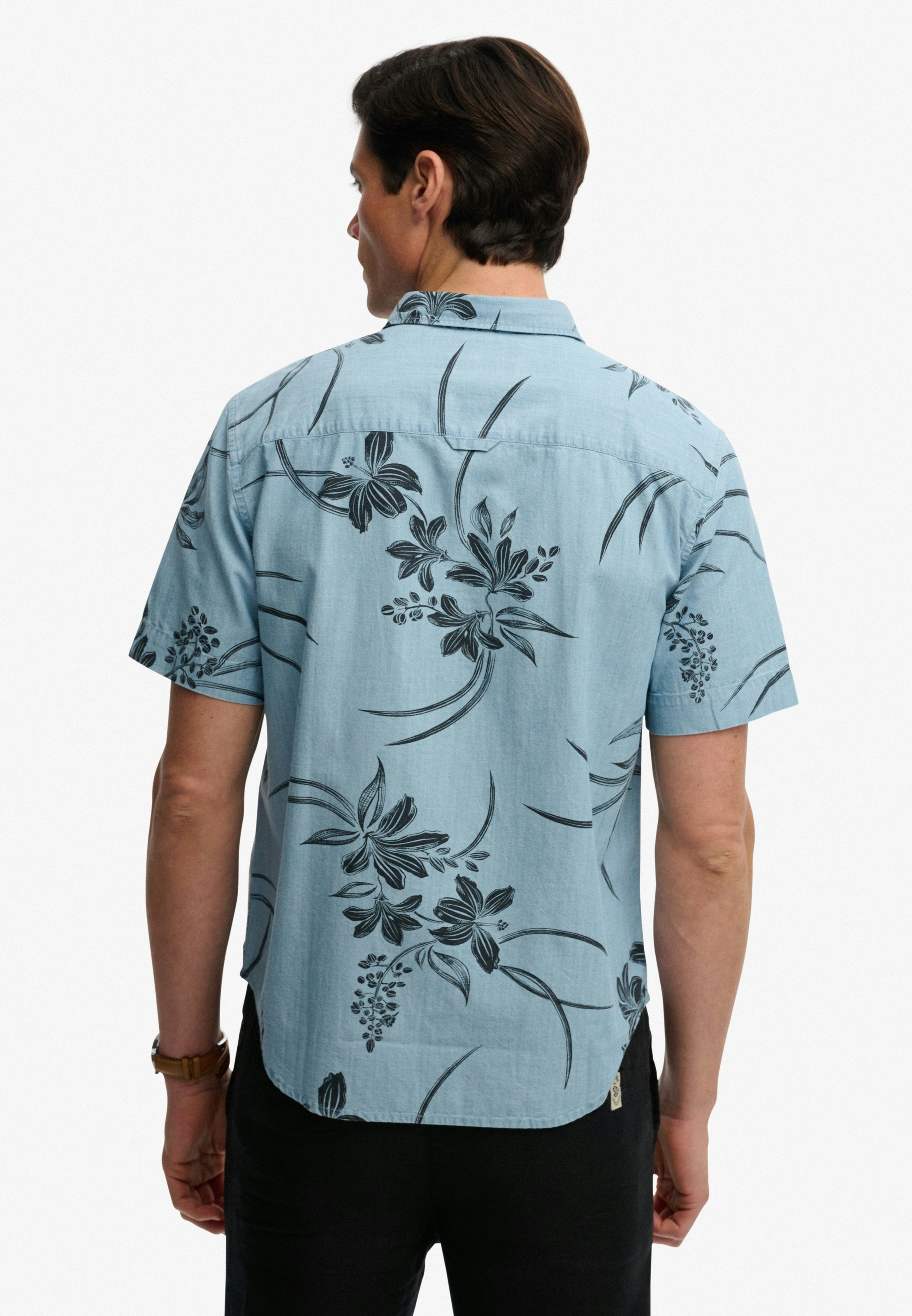 Superdry Kurzarmhemd "VINTAGE LOOM S/S SHIRT" mit sommerlich coolem Hawaii- günstig online kaufen