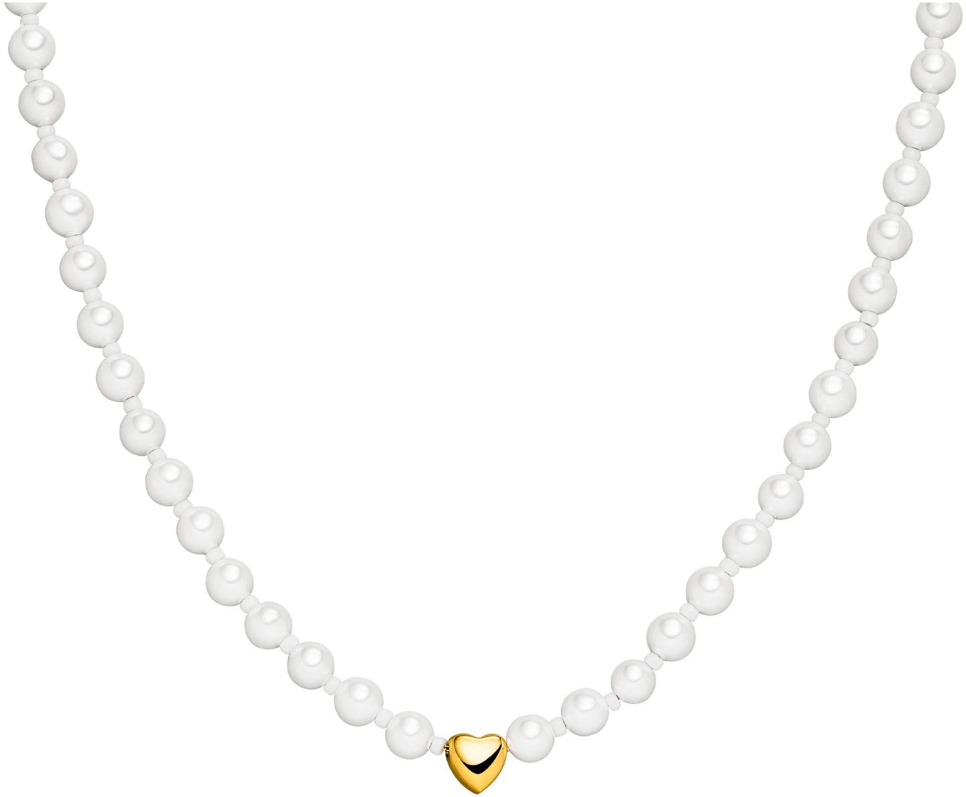 Perlenkette »Schmuck Geschenk Lovely Herz, 23031«, mit Muschelperle