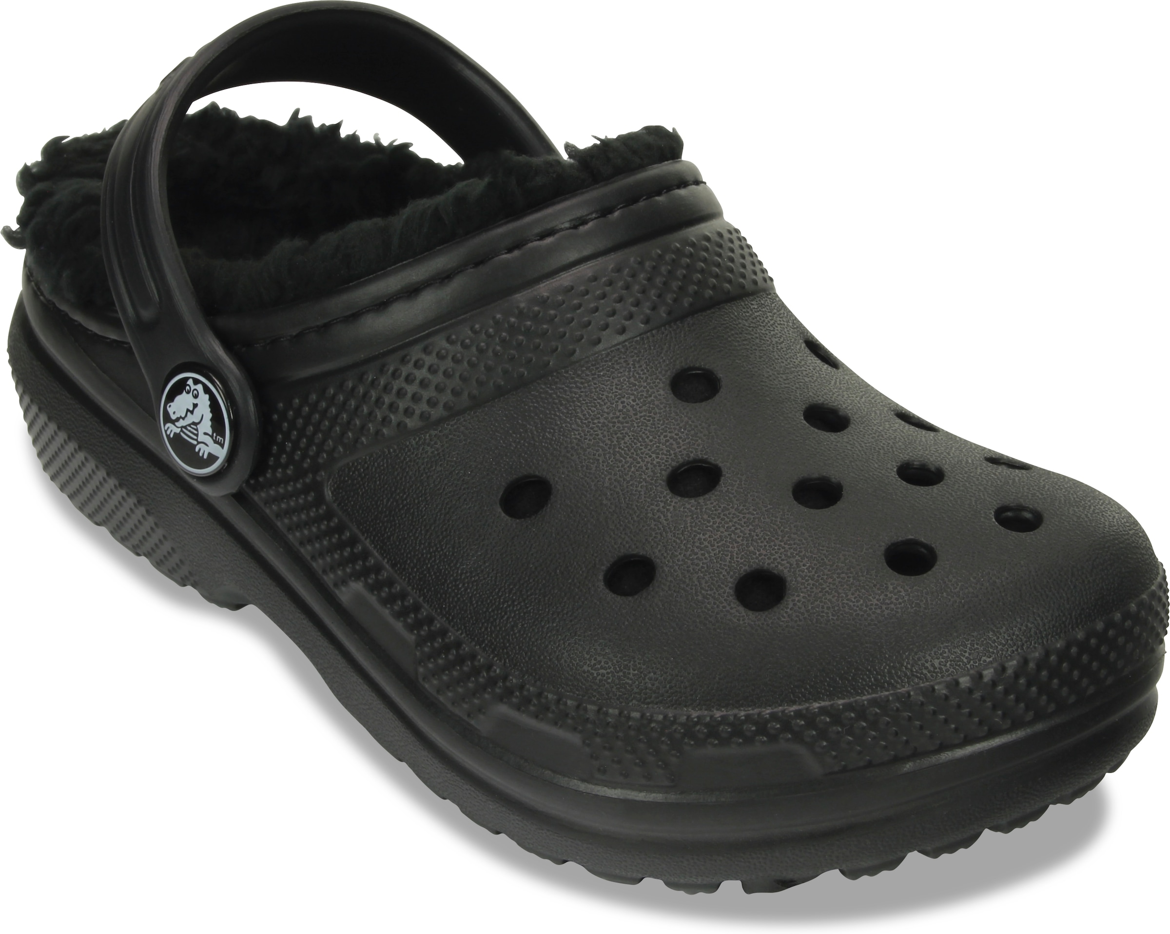 Crocs Clog »Kids' Classic Lined Clog«, Hausschuh, Pantoffel, Schlappen mit Warmfutter