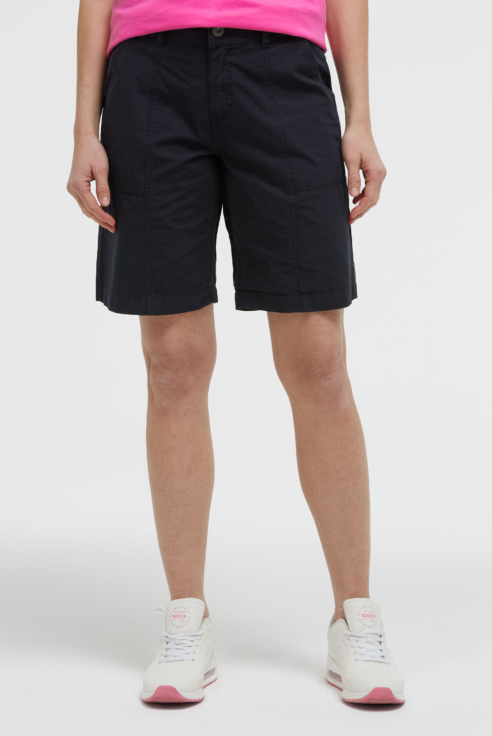 SOCCX Shorts  mit Turn-Up-Saum