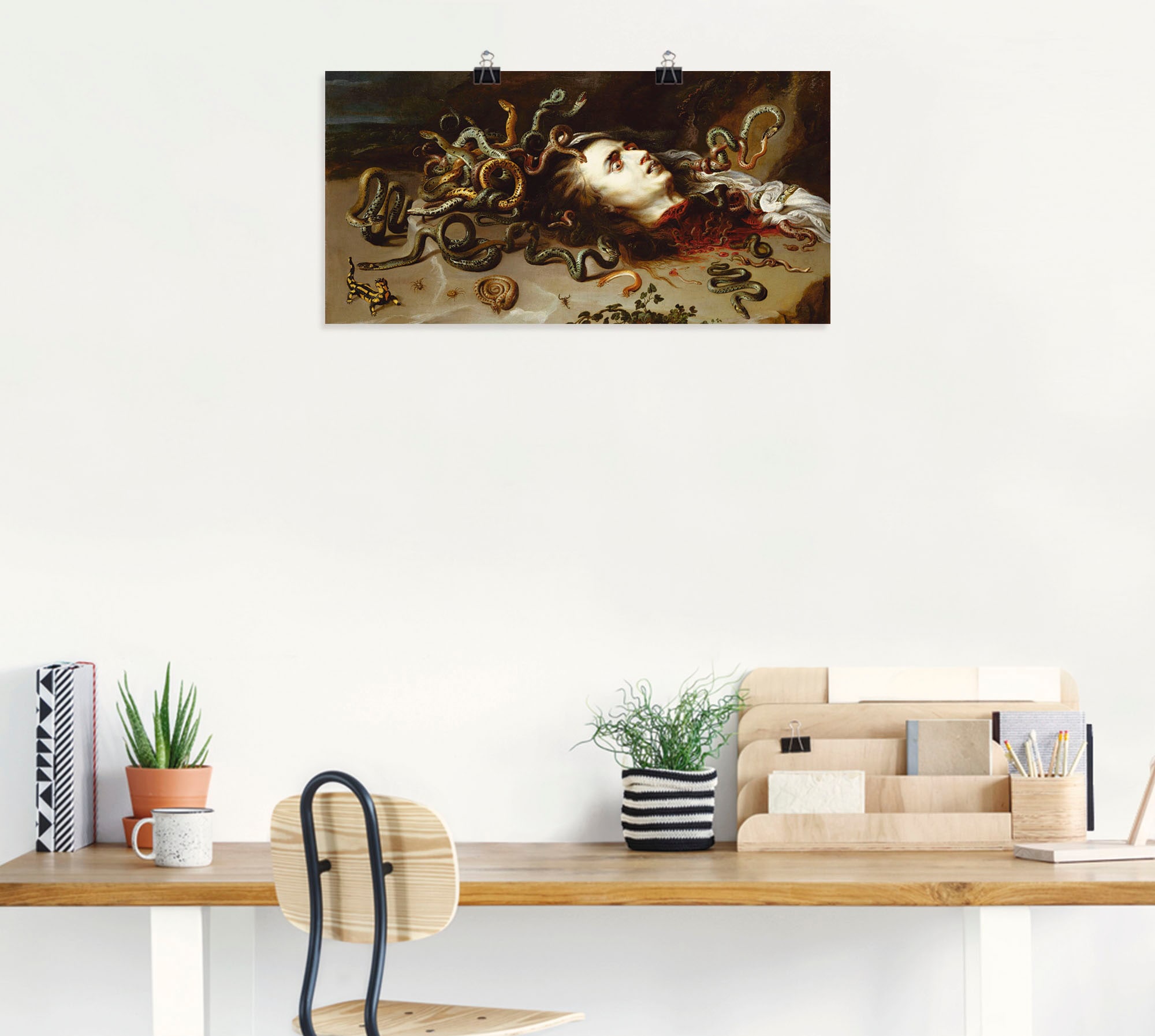 Artland Wandbild »Das Haupt der Medusa«, klassische Fantasie, (1 St.), als Leinwandbild, Poster in verschied. Größen