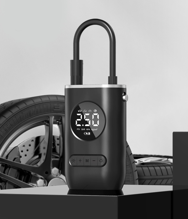 SachsenRad Fahrradpumpe »Mobile Luftpumpe Air-Power-Assist«