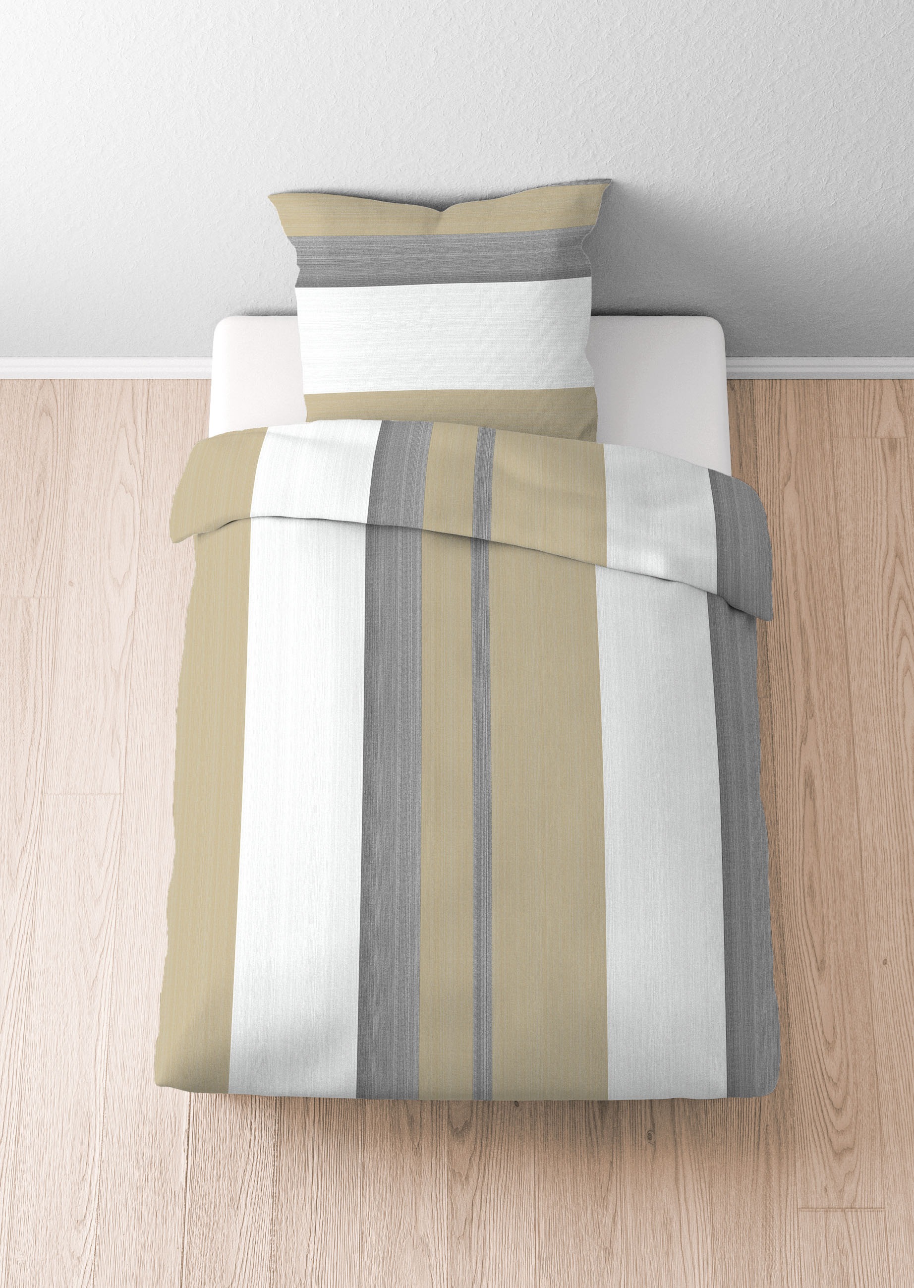 Castell - Markenbettwäsche Bettwäsche »0360443«, absolut flauschig, weich + wohlig warm, 100% Polyester, Reißverschluss