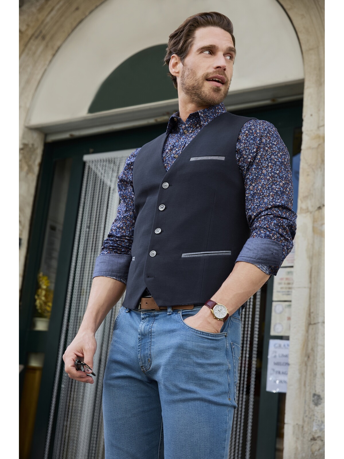 Babista Funktionsweste »Weste MASTORINI«, (1 tlg.), mit kontrastfarbenen Taschen
