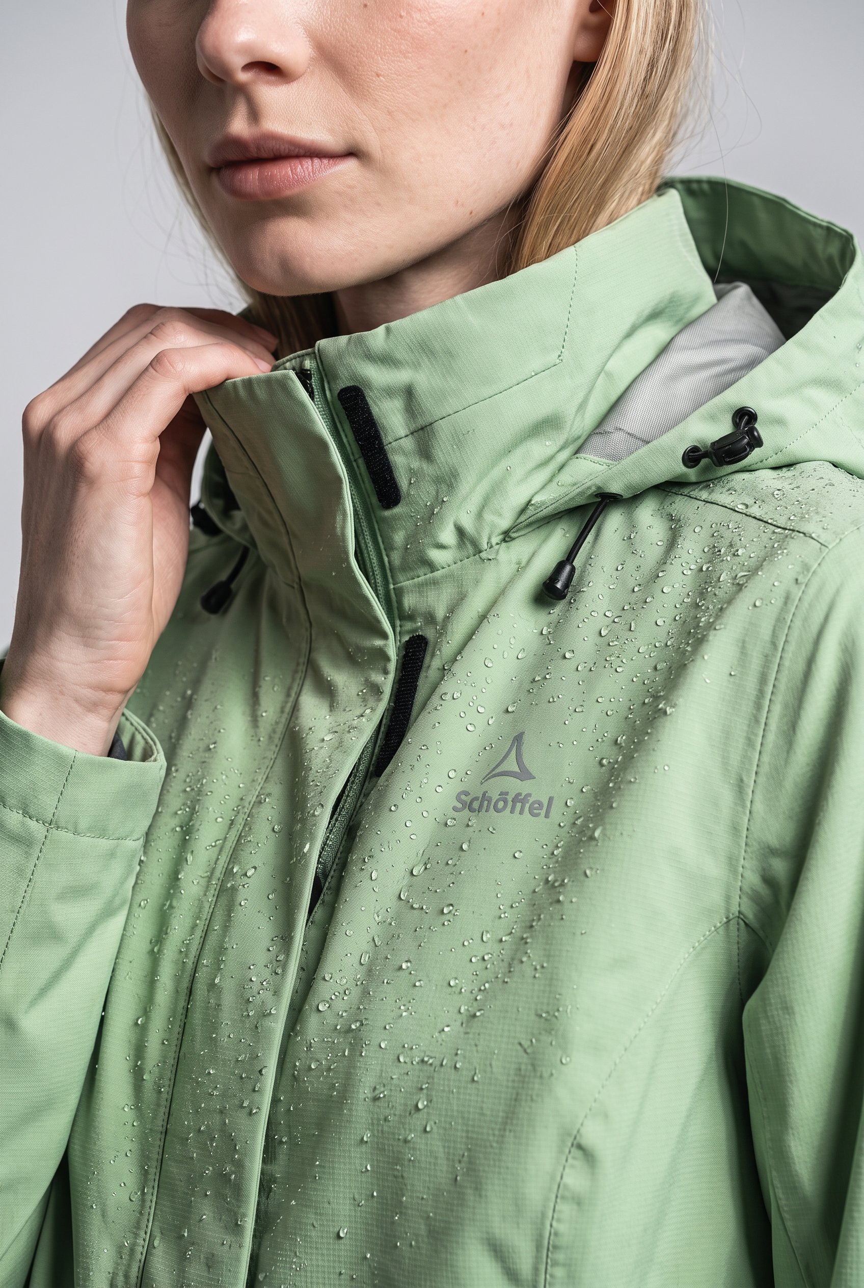 Schöffel Regenjacke »Jacket Gmund L« mit Kapuze sportlicher Stil, wasserdicht, winddicht, atmungsaktiv, Übergangsjacke