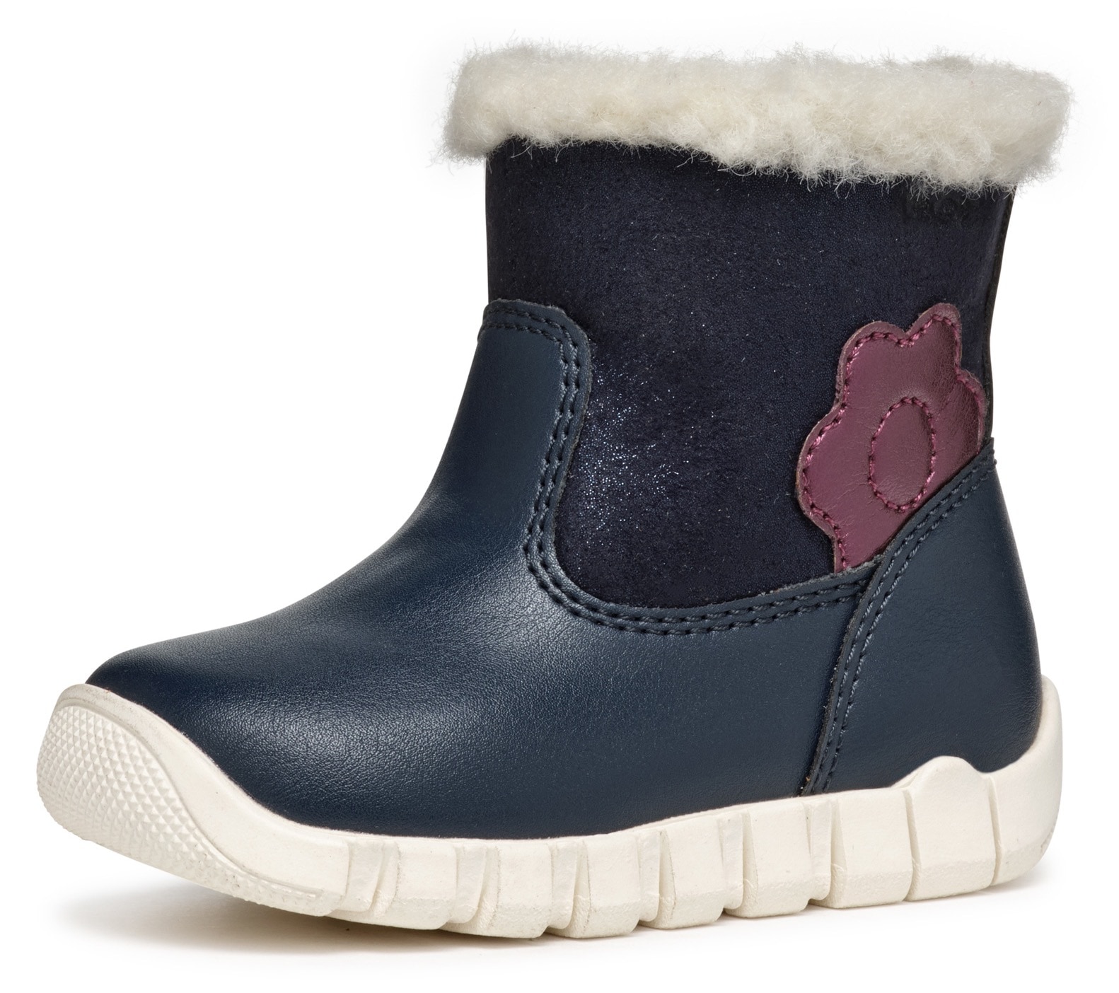 Geox Winterboots »B IUPIDOO GIRL B«, Klettstiefel, Babystiefel Winterstiefel mit Warmfutter